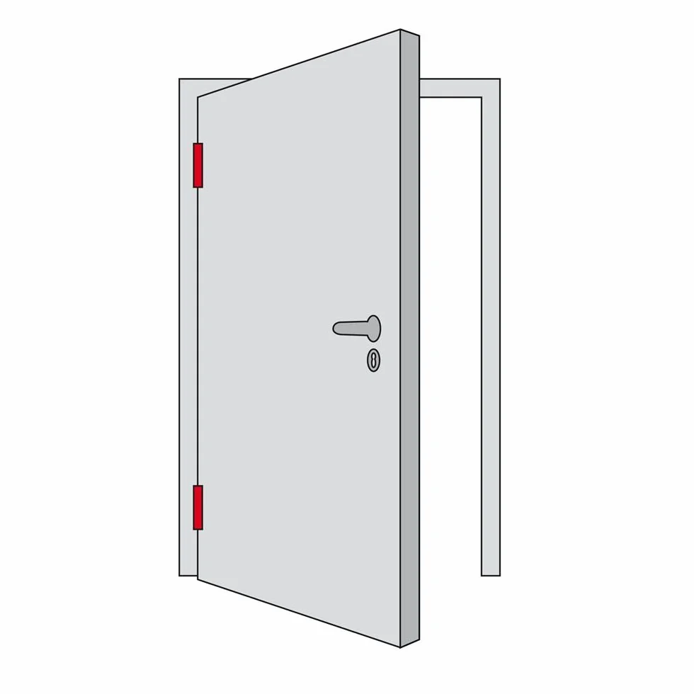 ABUS Catena di Sicurezza SK78 per Porta d'Ingresso - con Chiave | Catena temprata, cilindro a 4 perni girevole, blocco a molla per sicurezza bambini, adatta per porte destra e sinistra