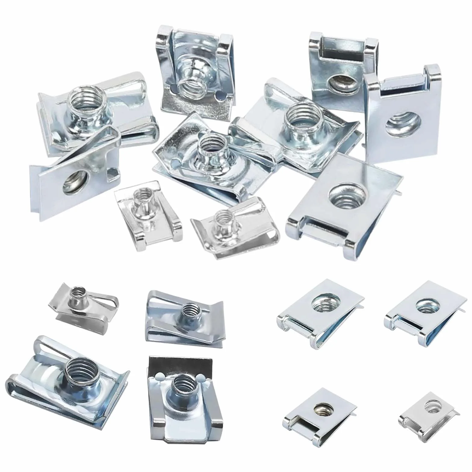 Set di dadi a U per Auto M4 M5 M6 M8 Clip Fissaggio Viti