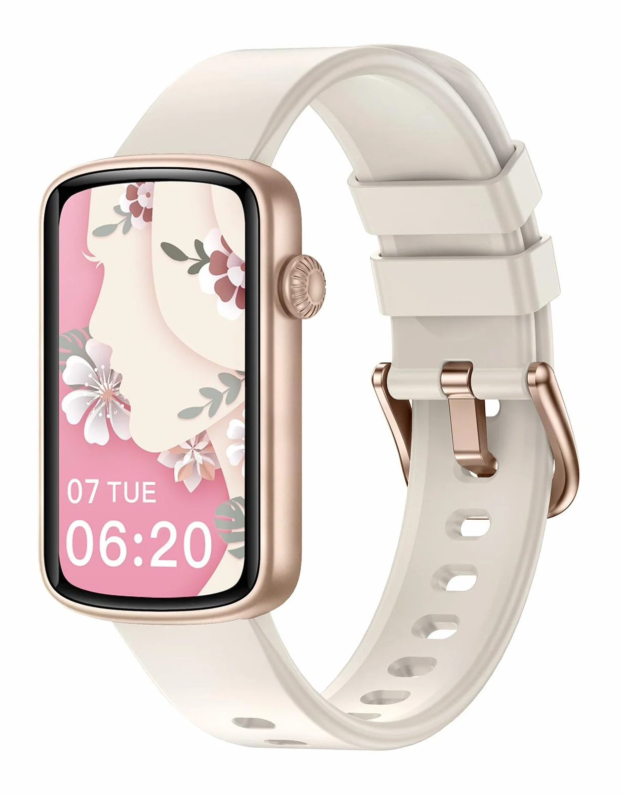 Smartwatch Donna Piccolo Elegante Orologio Fitness Display AMOLED Contapassi Cardiofrequenzimetro SpO2 Ciclo Mestruale Sonno Notifiche Impermeabile 5ATM Idee Regalo Donna per Android iOS