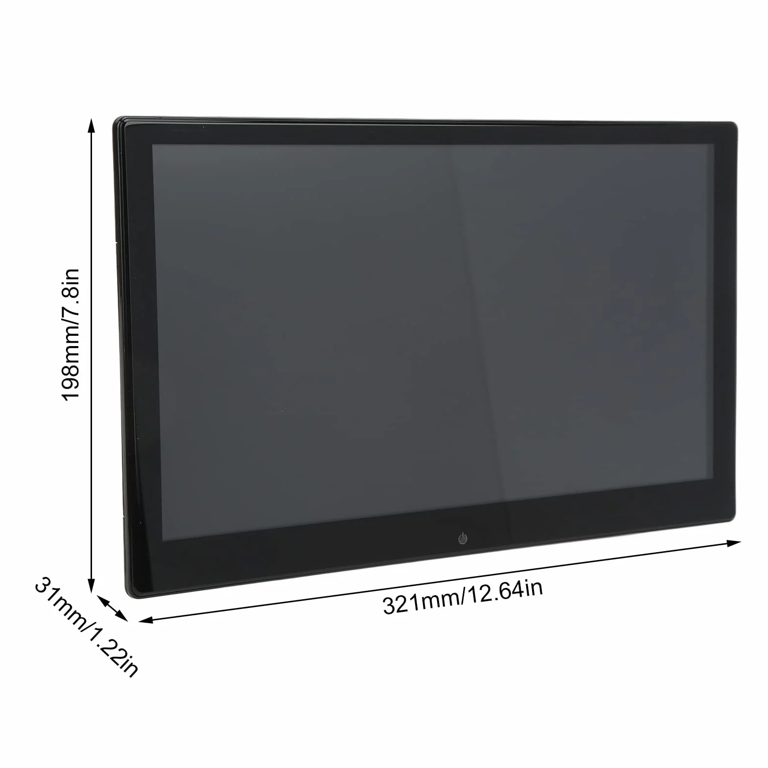 Monitor per Poggiatesta per Auto, Touch Screen 4K 1080P da 13,3 Pollici 2 + 16G Cuscino per Sedile Posteriore Lettore Multimediale Lettore Video per Sedile Posteriore per Auto per