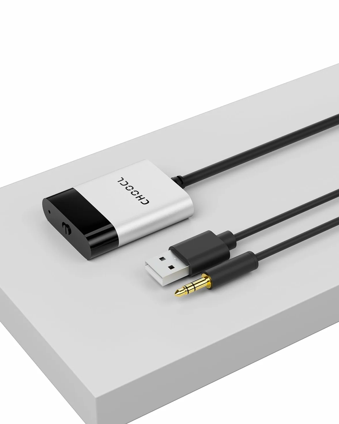 Adattatore Bluetooth per auto per BMW Mini CIC con Boost CD Sistema- Cavo USB e AUX Connettività, trasmettitore Bluetooth compatibile con iOS/Android