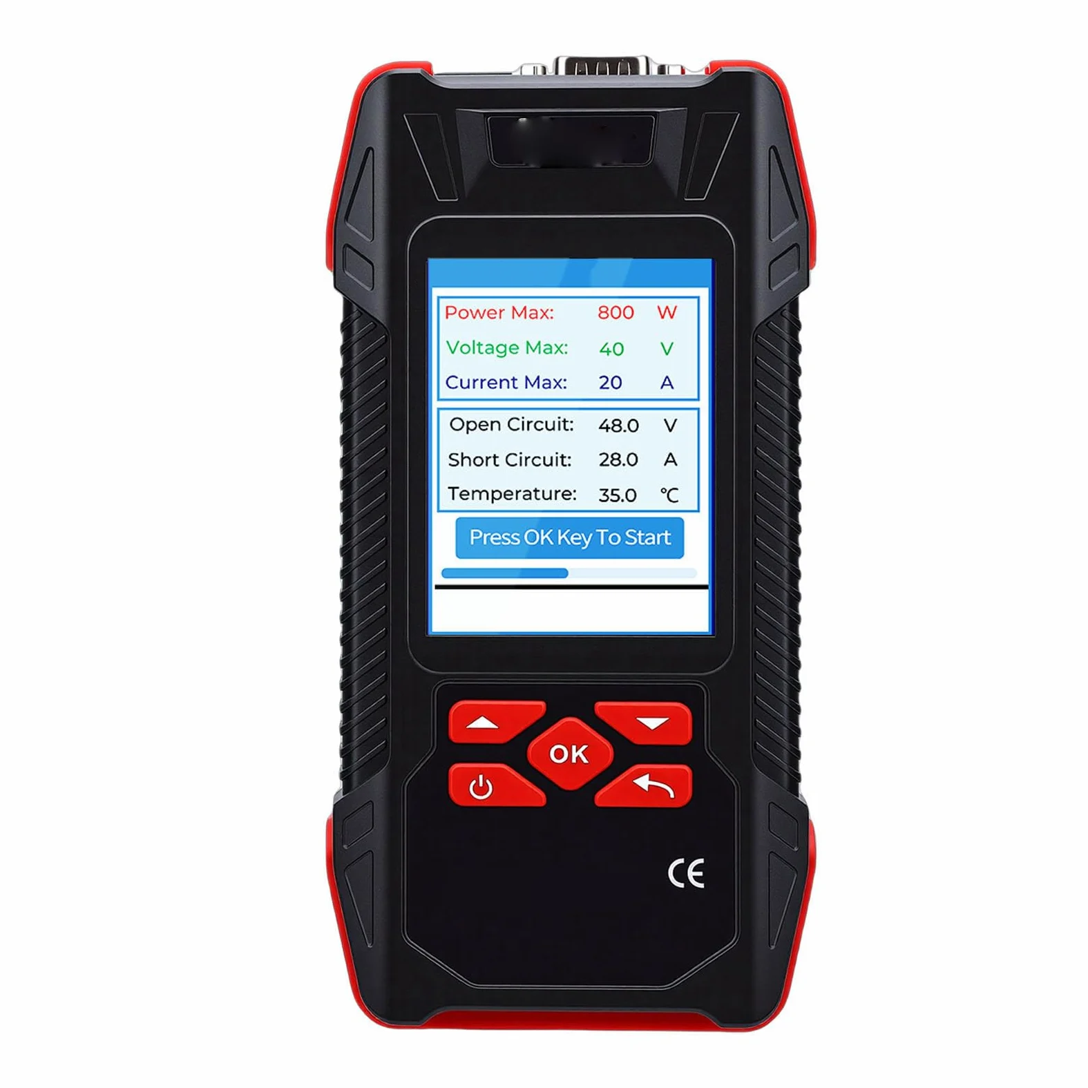 FILFEEL Tester per Pannelli Solari da 2000 W con Analisi MPPT e Display Curva I-V – Multimetro Fotovoltaico per Test di Tensione a Circuito Aperto, Corrente di Corto Circuito e Potenza – Contatore