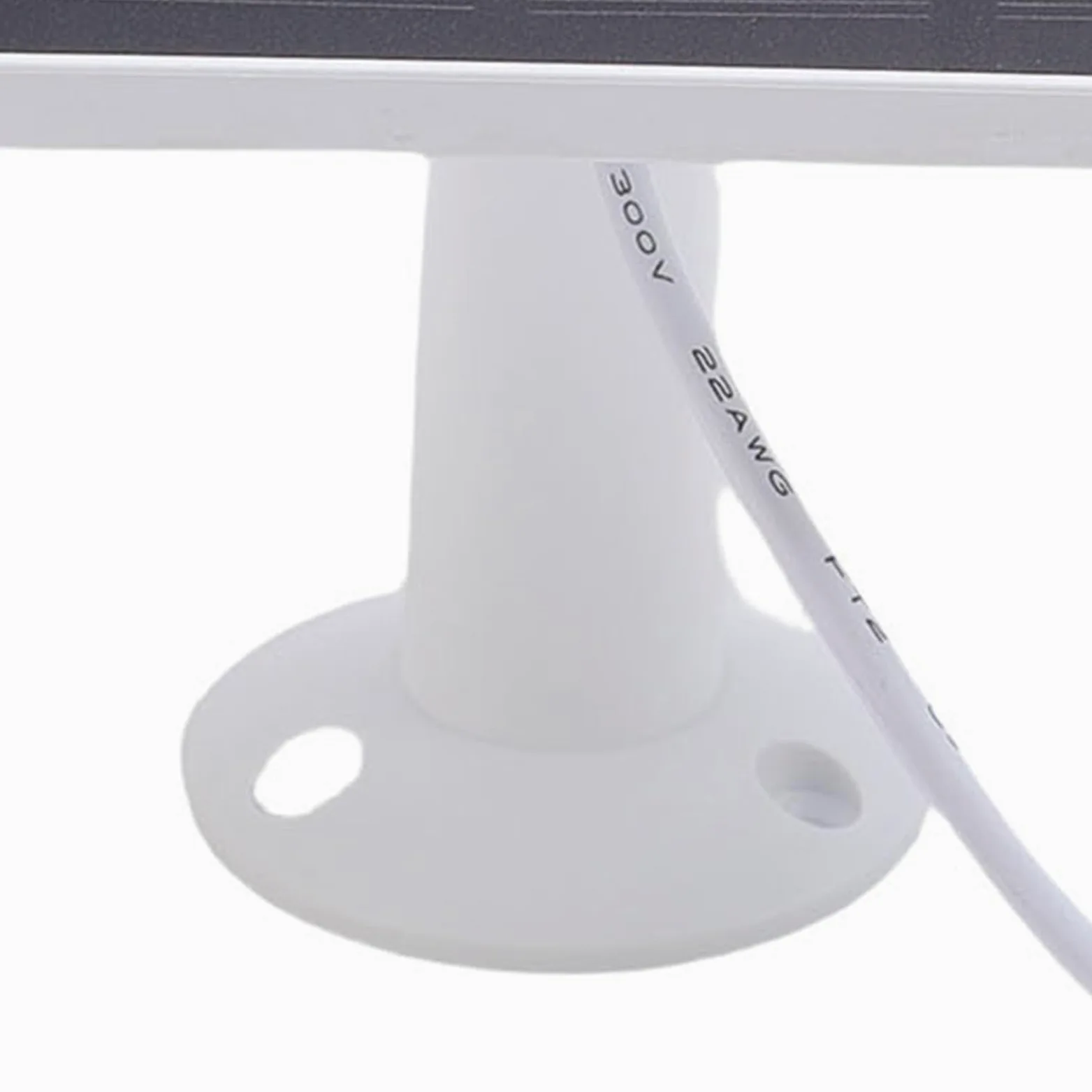 Yctze Campanello con Batteria a Pannello Solare da 10 W - Pannello Solare con Staffa e Cavo da 9,8 Piedi - Compatibile con Videocitofono 2, 3 e 4 - Ricarica e Installazione Efficienti