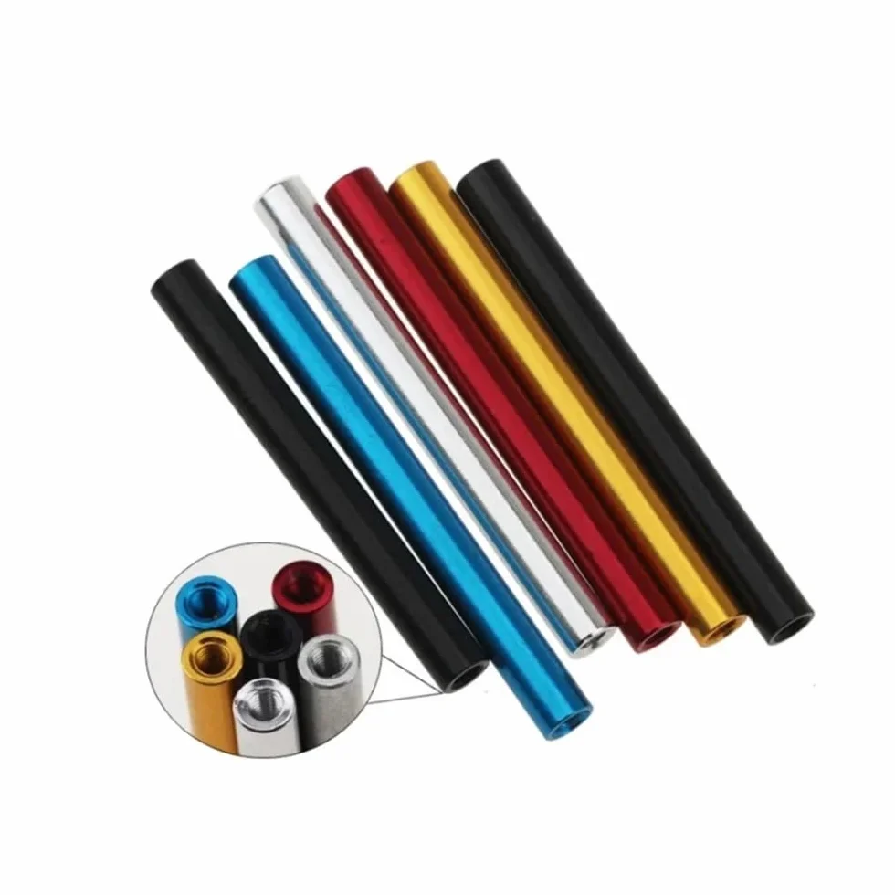Distanziatore Rotondo in Alluminio M2 M2.5 10 Pezzi Dado a Mano Perno a Barra con Manicotto Filettato Dadi Anodizzati per Droni 25mm