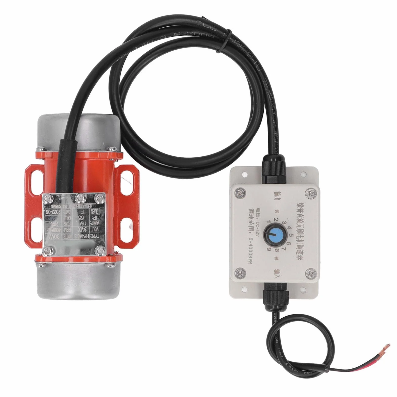 Vibratore per Calcestruzzo 30W 4000 Giri/min IP65 Impermeabile DC12V