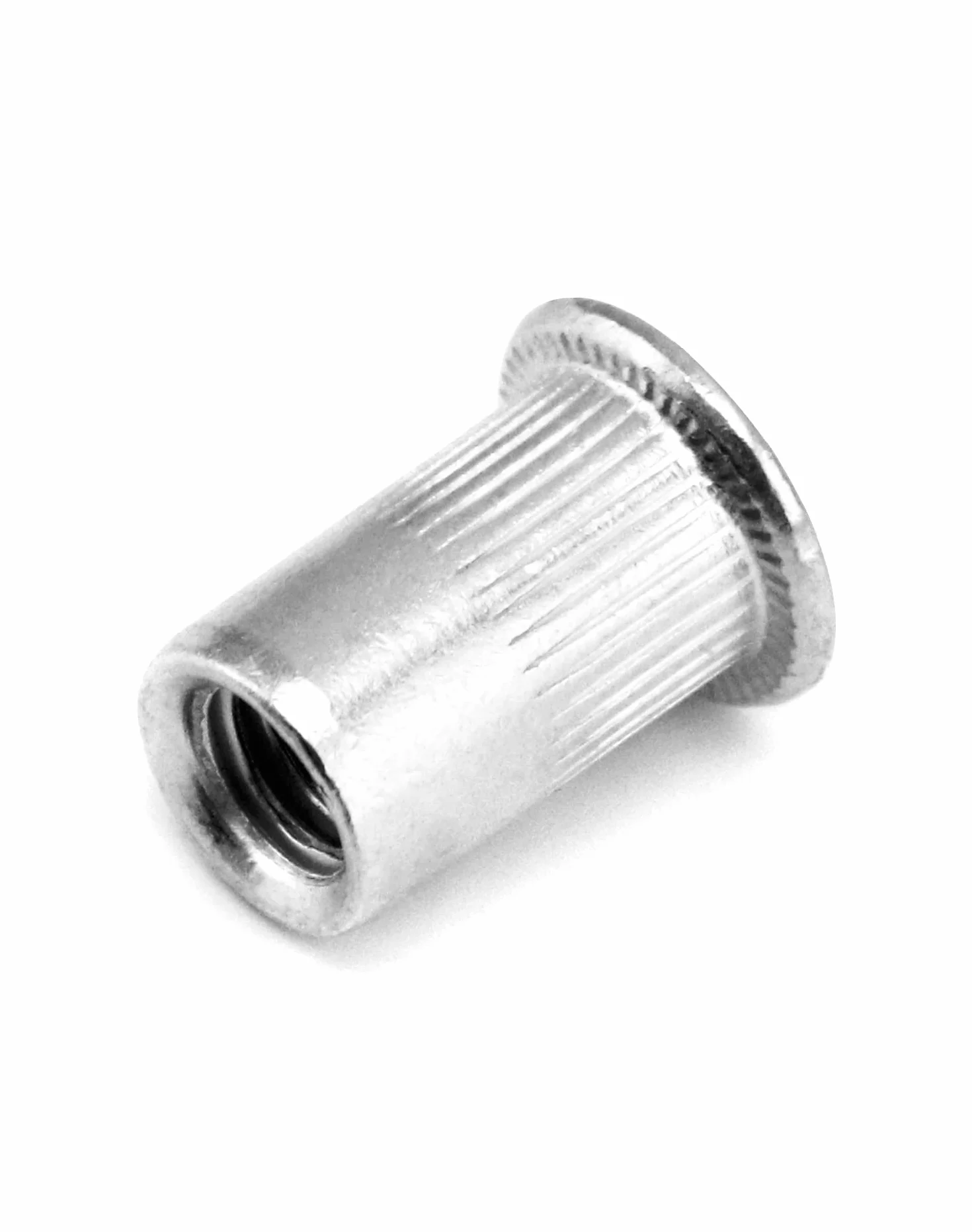 QWORK 50 Pezzi Rivetti Filettati M6, Dadi Rivetti Filettati, Lega di Alluminio