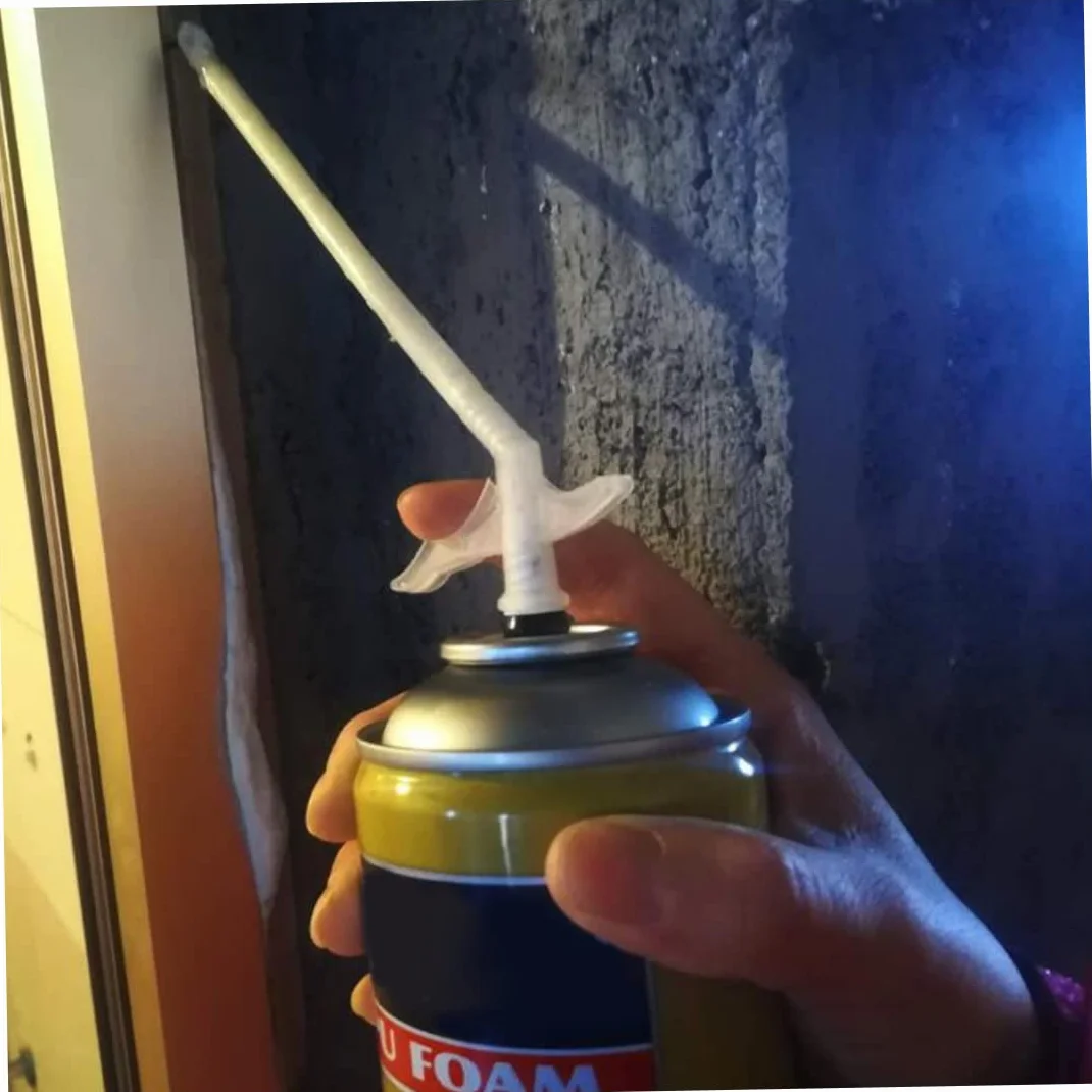 Schiuma Espansiva Spray 10 pz Tubi di Ricambio Ugello Riempitivo Isolante