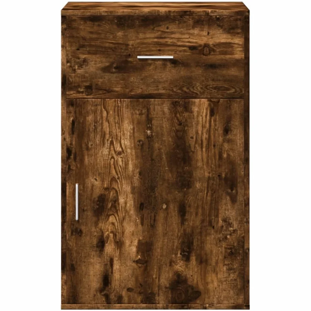 Mobile in legno con cassetto e 2 scomparti, organizer moderno per soggiorno, ufficio, balcone, 56,5 x 39 x 90 cm