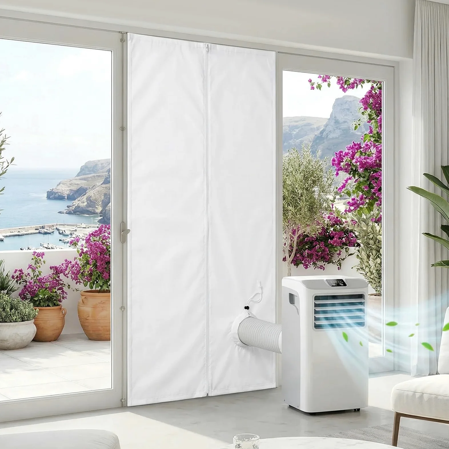 Guarnizione per finestra del climatizzatore mobile, adatta per finestre, lucernari e finestre a battente, facile installazione senza attrezzi