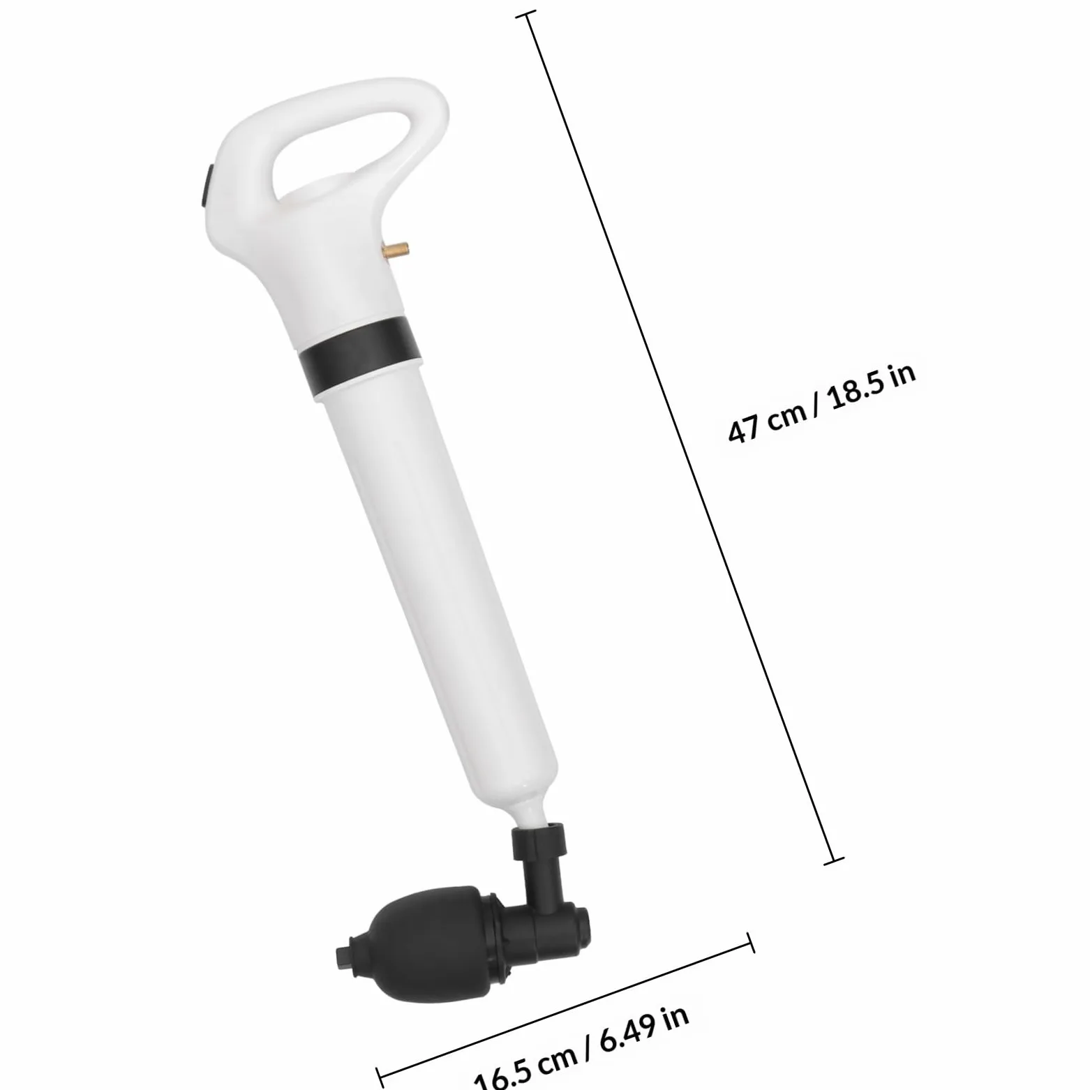 TIDTALEO Set Stura WC Bianco in ABS per Bagno e Ufficio, Potente Stura Tubi Scarico per Rimuovere Chioma e Residui, Strumento Pratico per Pulizia Tubi e Scarichi