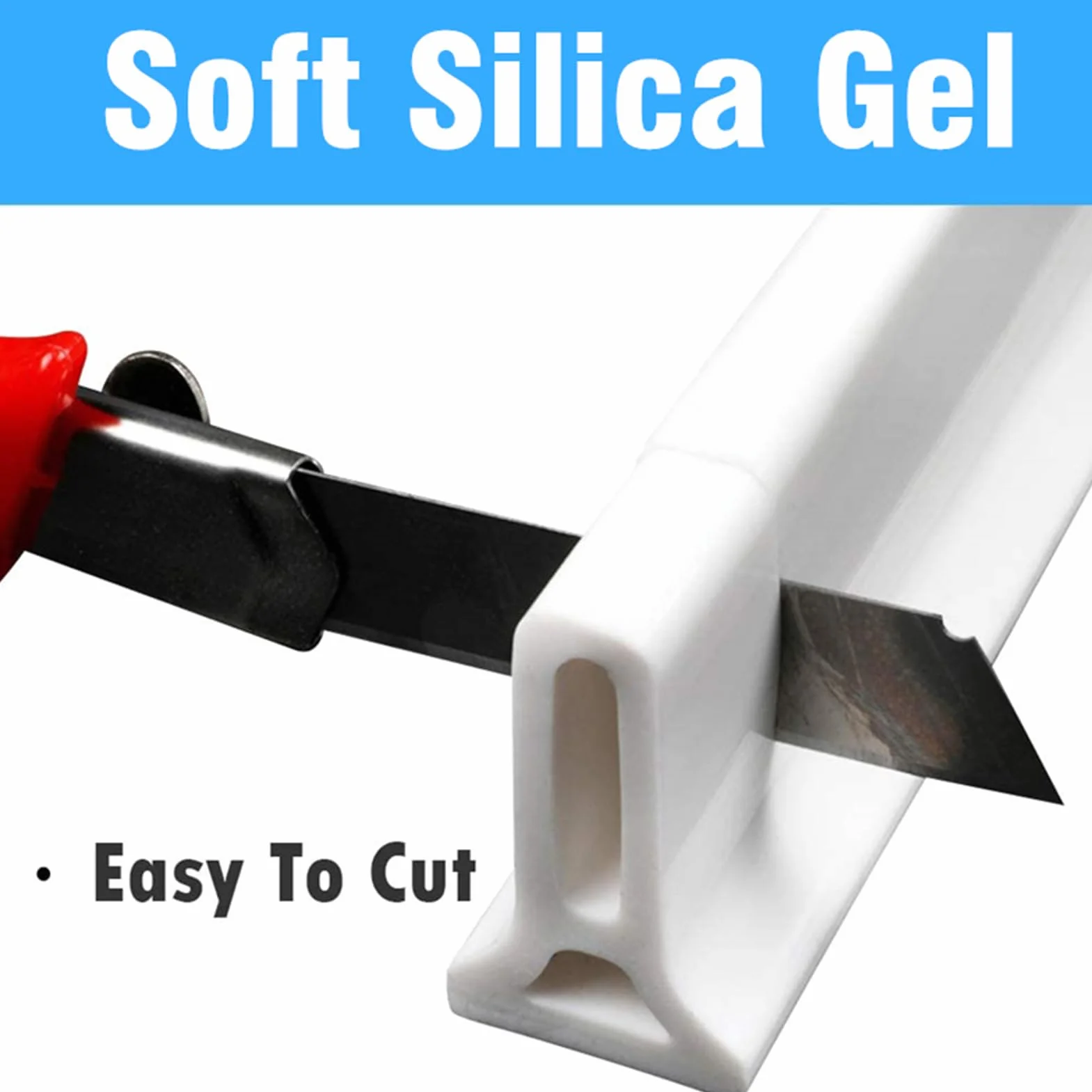 Barriera flessibile per doccia, impermeabile, in silicone, paraspruzzi per mobili da bagno e cucina, protezione versatile per banconi e uso esterno, facile da installare