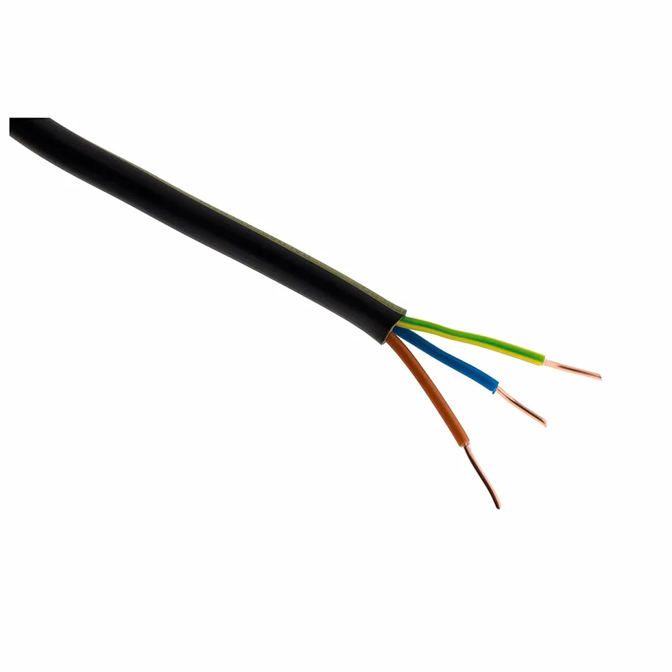 Zenitech - Cavo di Alimentazione Elettrica U-1000 R2V 3G2,5mm² - Ideale per Utilizzo Interno o Esterno - Guaina PVC Robusta - Protezione Affidabile - Nero - 5m