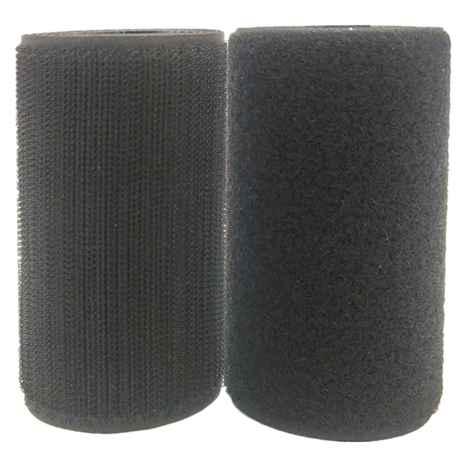 Nastro a Strappo Nastro for Cucire in Tessuto con Gancio e Passante, Larghezza 100 mm, in Nylon Non Adesivo, Strisce da, Set di Nastri for(Black,100MM x 5 Yard)