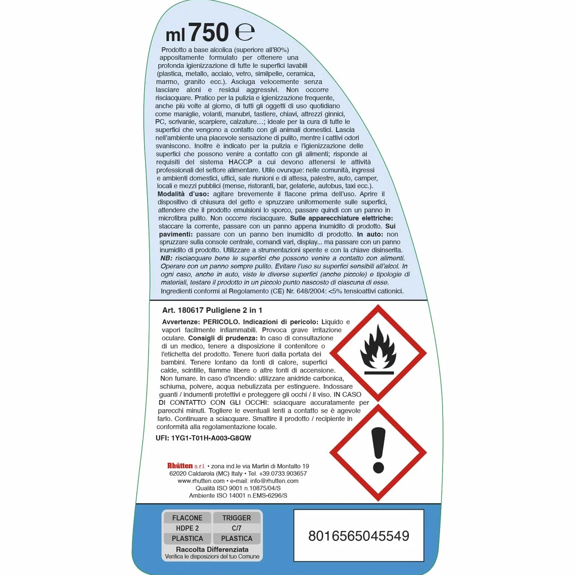 PULIGIENE 2 in 1 750ml