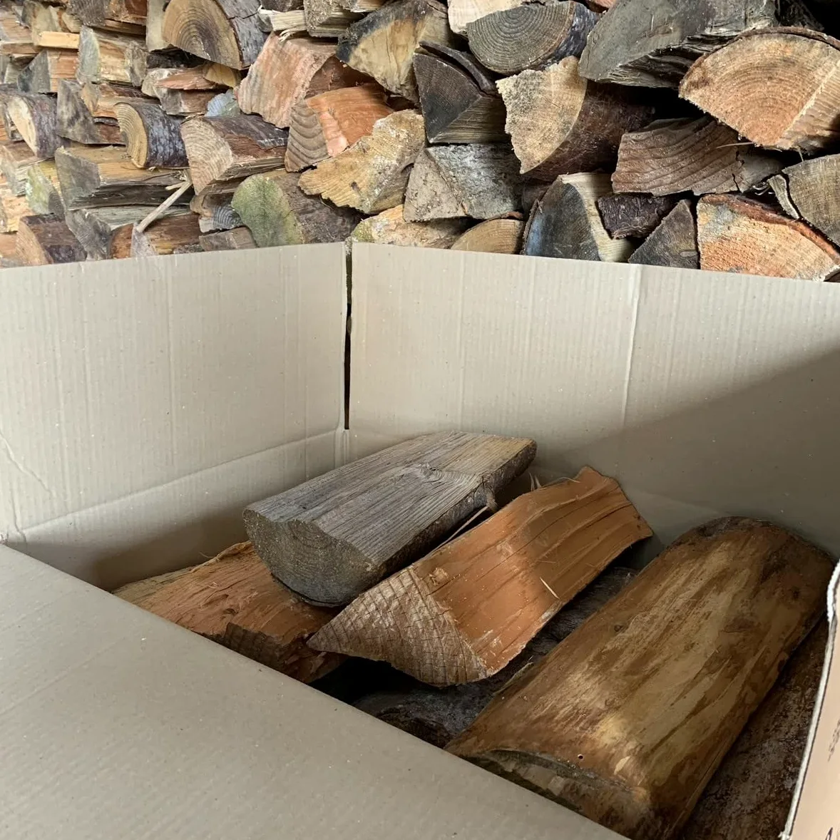 FOREZ - Mix di legna da ardere francese, 25 cm, 15 kg