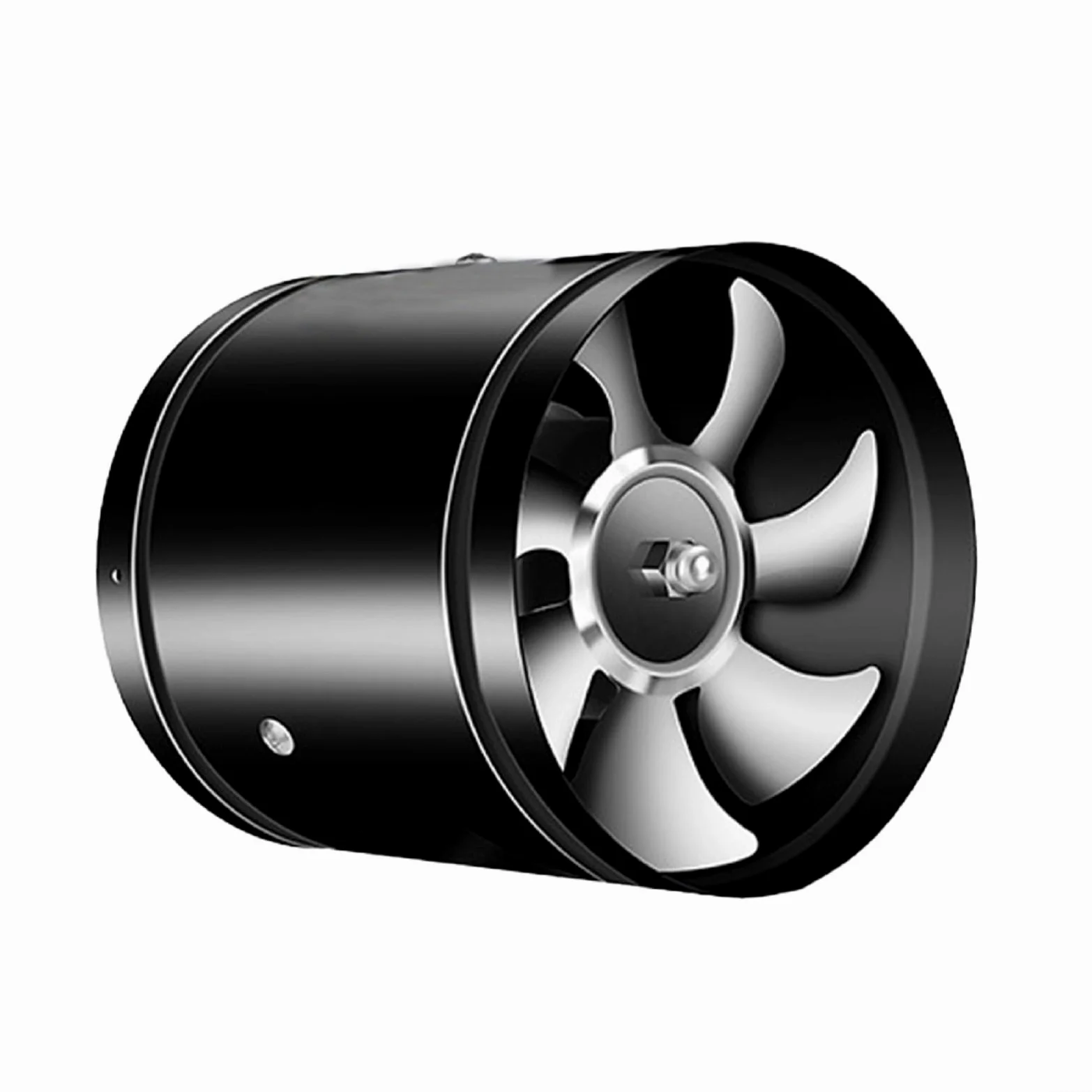RANRAO Aspiratore in linea da 150 mm, estrattore in linea per condotto silenzioso, aspiratore per condotto di estrazione del fumo Ventilatore per tubo in linea da 600 m³/h per booster di riscaldamento