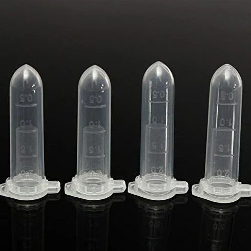 100pcs 2mL Polipropilene PP Tubi Centrifughe