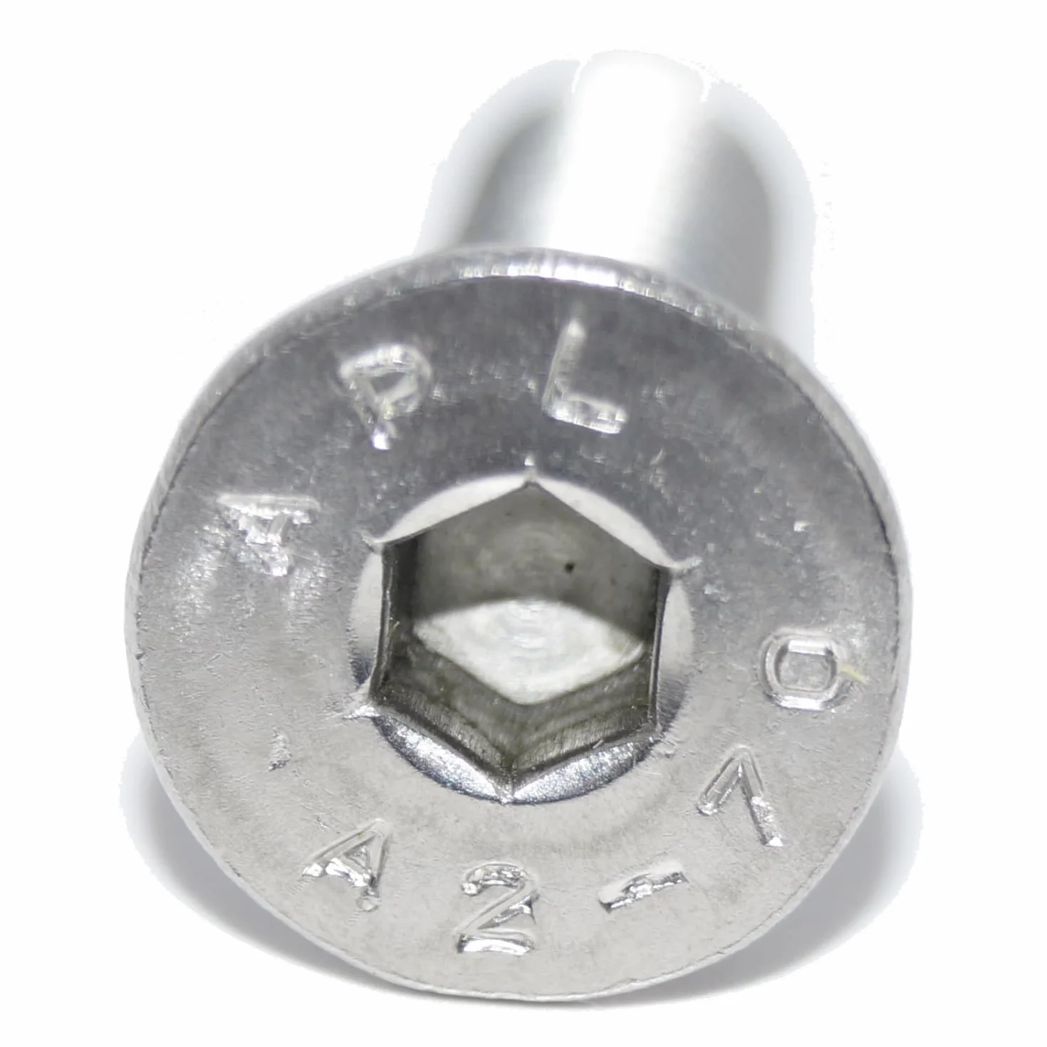 Viti a testa svasata con esagono incassato M6 x 130 ISO 10642 A2 acciaio inox 4 pezzi