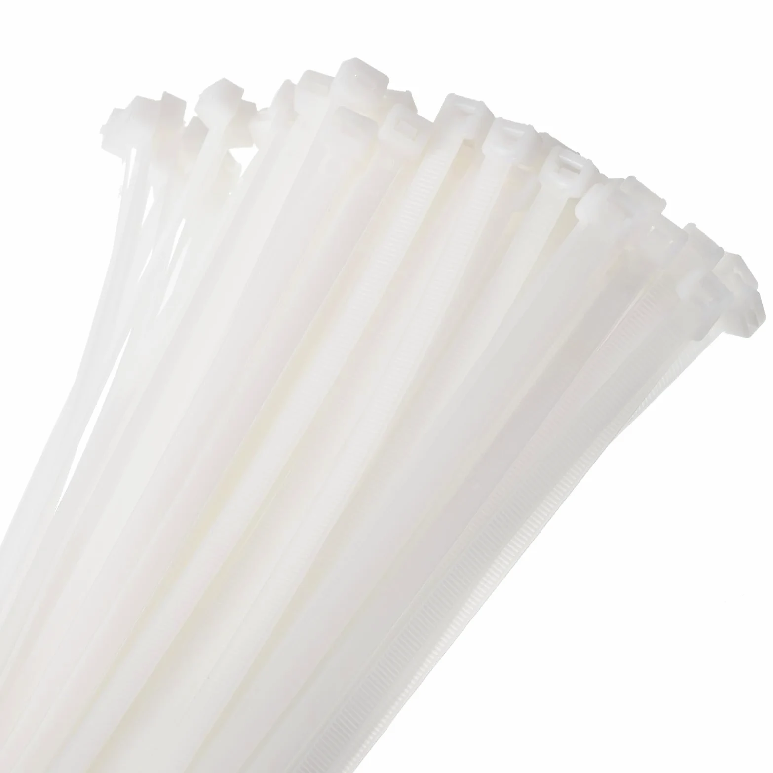 QUARKZMAN 50 Pezzi di Fascette Stringicavo in Nylon Extra Lunghezza 900mm/35" 176 Lbs Auto-bloccatonti 10mm per Gestione Cavi, Colore Bianco