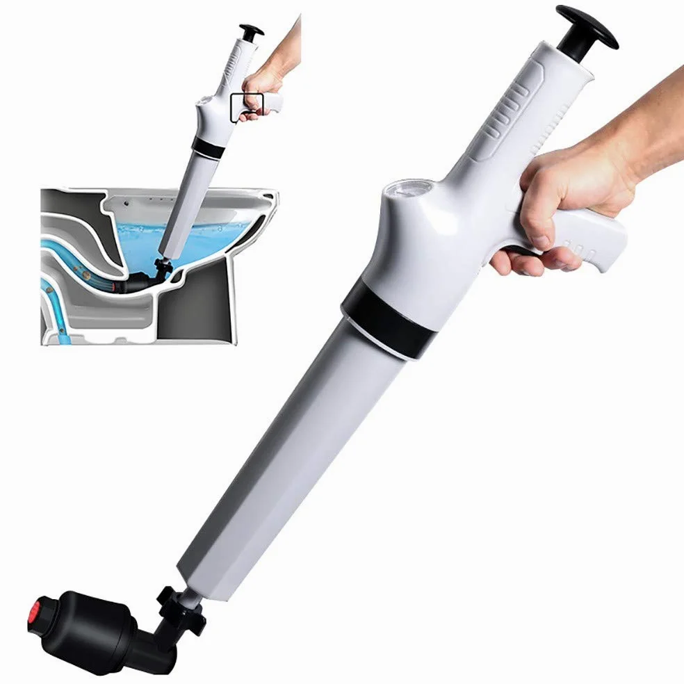 Sturalavandino Ad Aria Compressa, Pistone A Alta Pressione Draga/Drenatore Scarico Pulitore Pompa, per WC, Lavello, Pavimento, Lavabo, Bagno