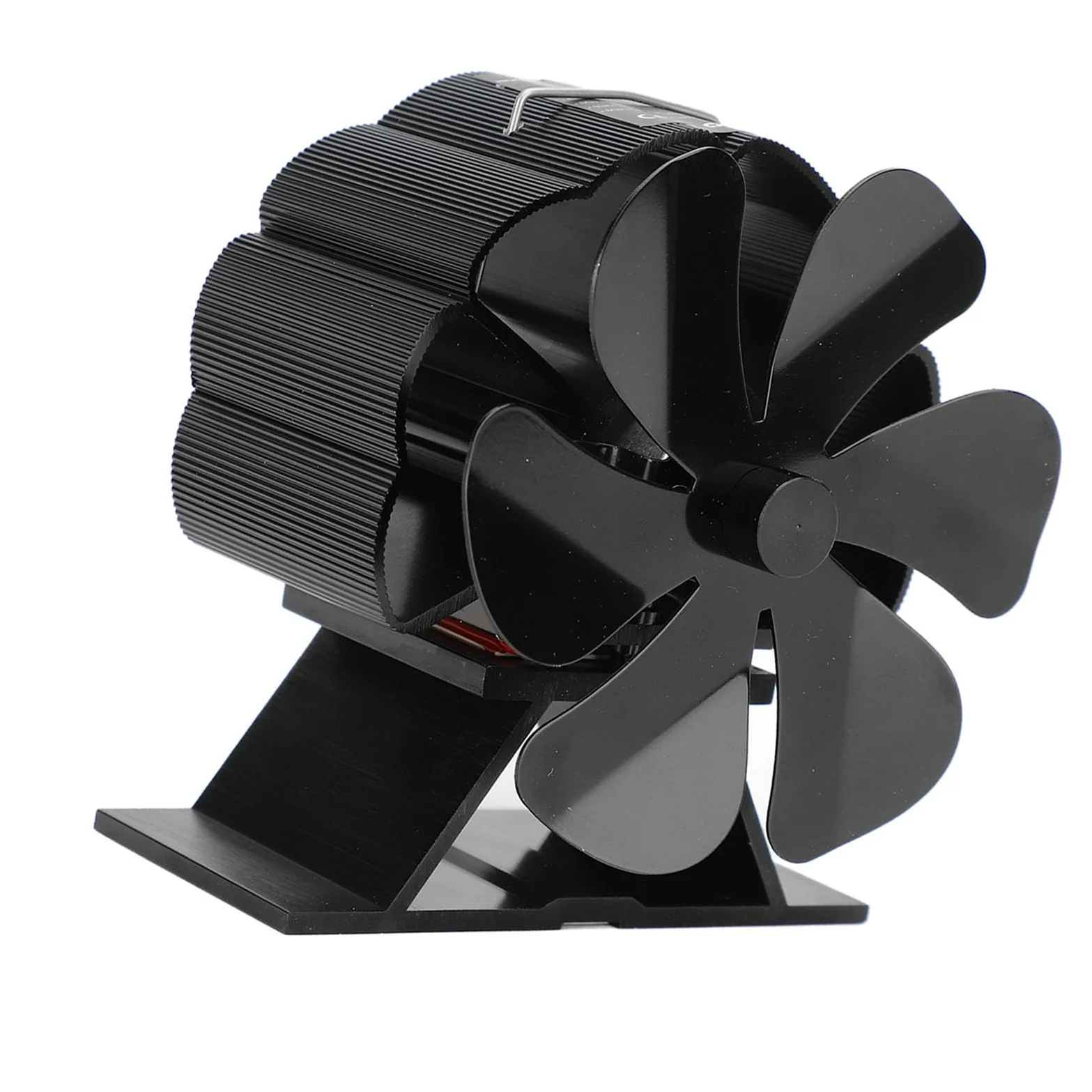 Ventilatore per Caminetto Alimentato a Calore, Distribuzione del Calore Efficiente e Silenziosa in Lega di Alluminio Fino a 482F per Uso in Stufe a Legna e Caminetti