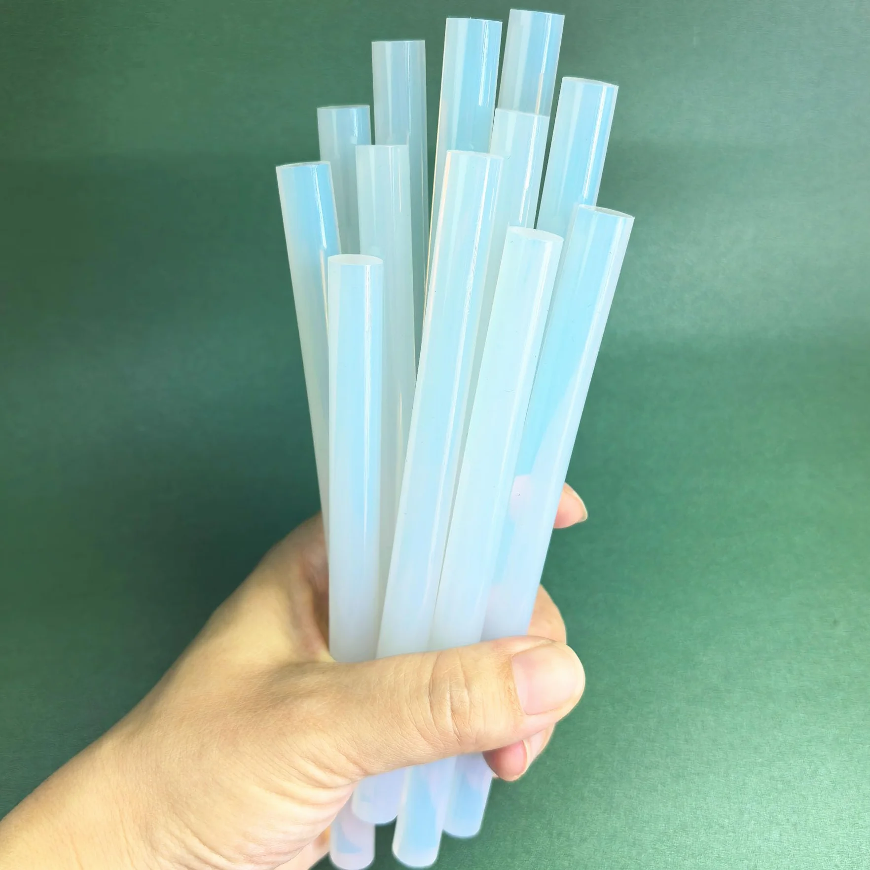 Bastoncini per colla a caldo 11 mm x 150 mm trasparenti 12 pezzi