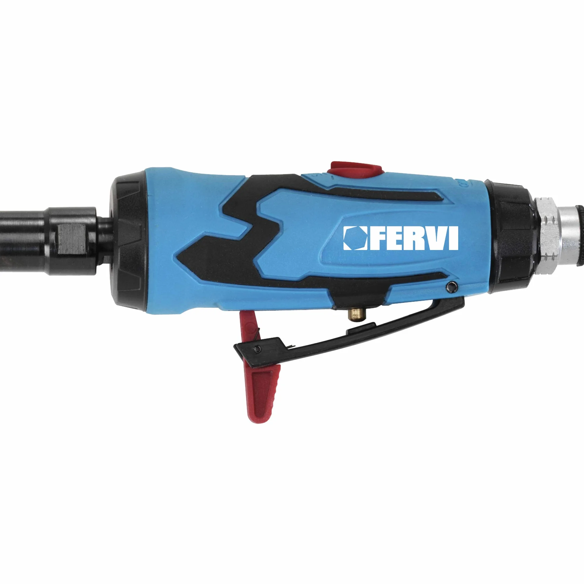 Fervi 0413 Mini Smerigliatrice Pneumatico Ciano/Nero