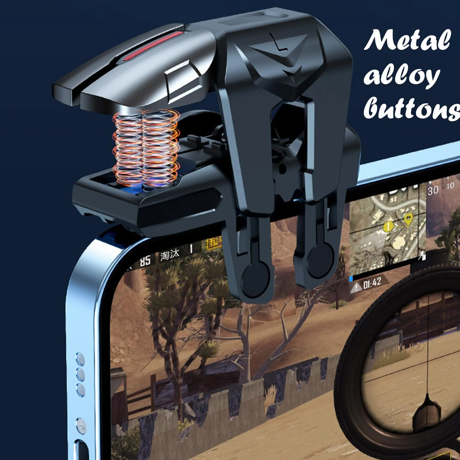 gioco Smartphone Controller, Regolabile trigger Mobile, E-Sport gioco mobile