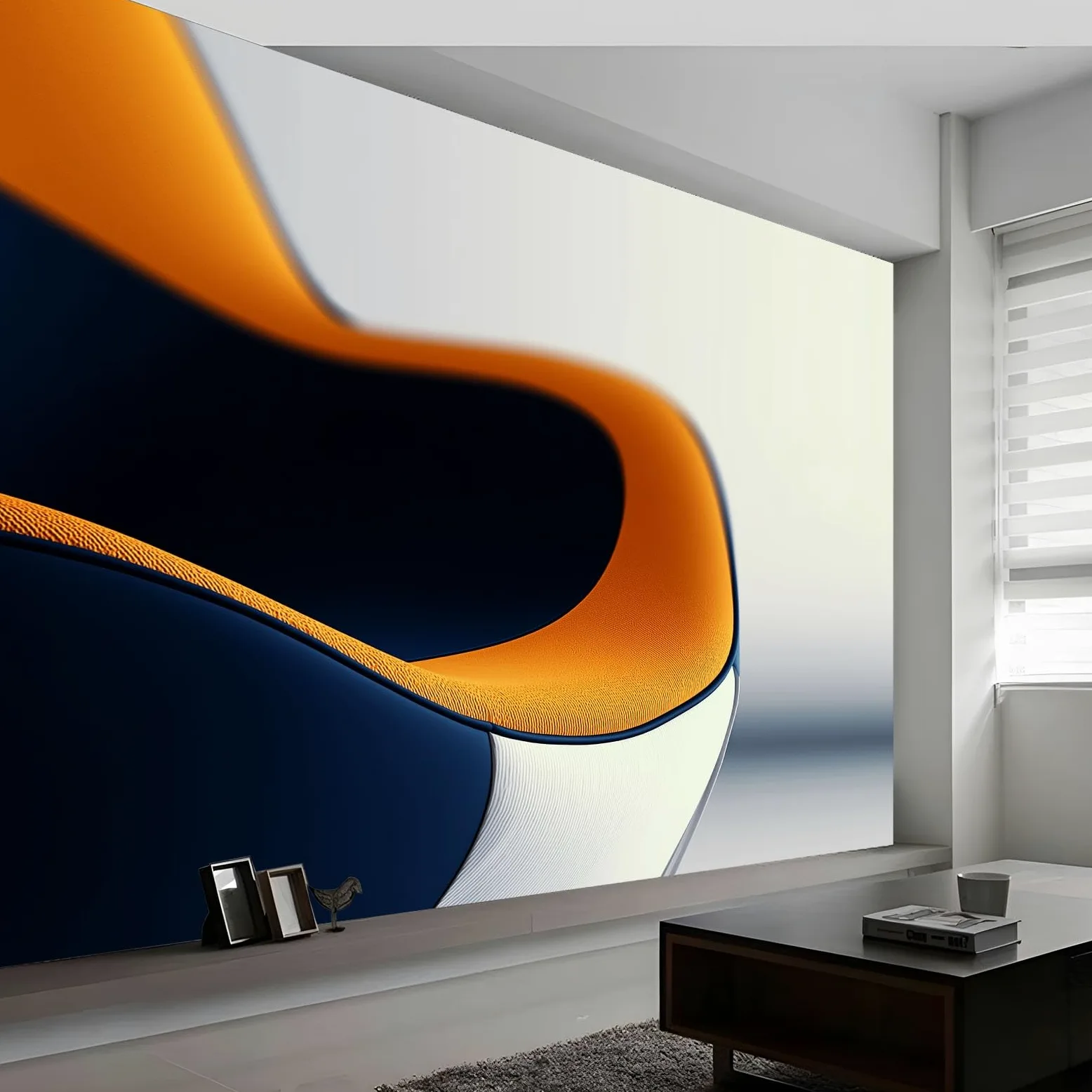 Carta da parati fotografica moderna in stile industriale con forme geometriche, 500 x 280 cm, beige, carta da parati in tessuto non tessuto di alta qualità, decorazione 3D per soggiorno, camera da