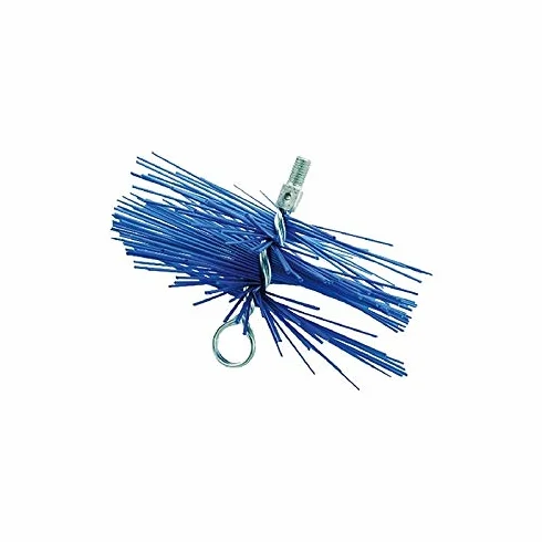 Scovolo Per Camini In Nylon. Ideale Per La Pulizia Di Canne Fumarie In Acciaio Inox. Attacco Maschio 12 Ma.