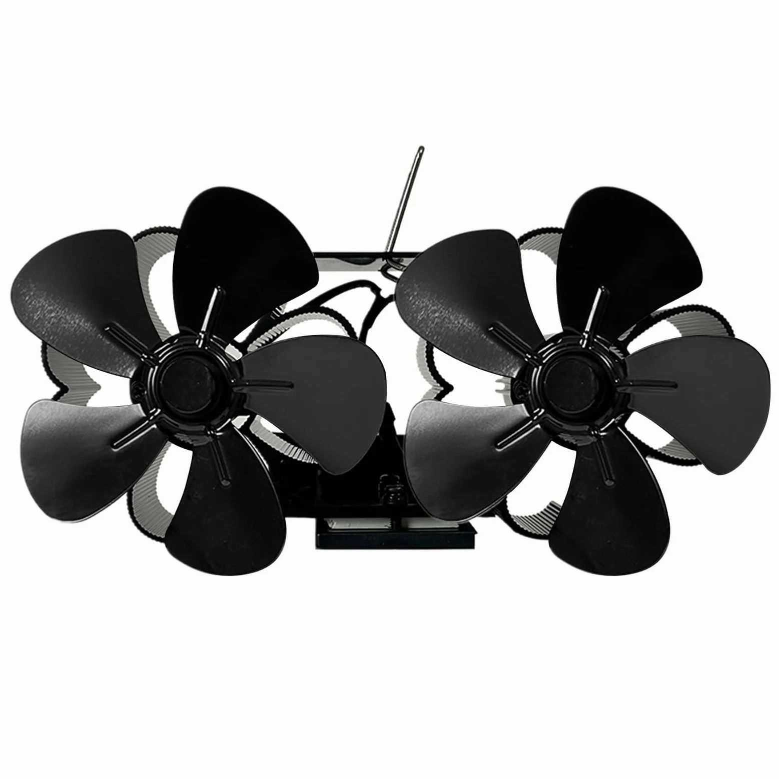 Ventilatore Termico Per Stufa A Legna Protezione Da Surriscaldamento | Ventilatore Attivato Dal Calore Circolazione D'Aria Calda Per Stufe A Pellet, Legna, Car