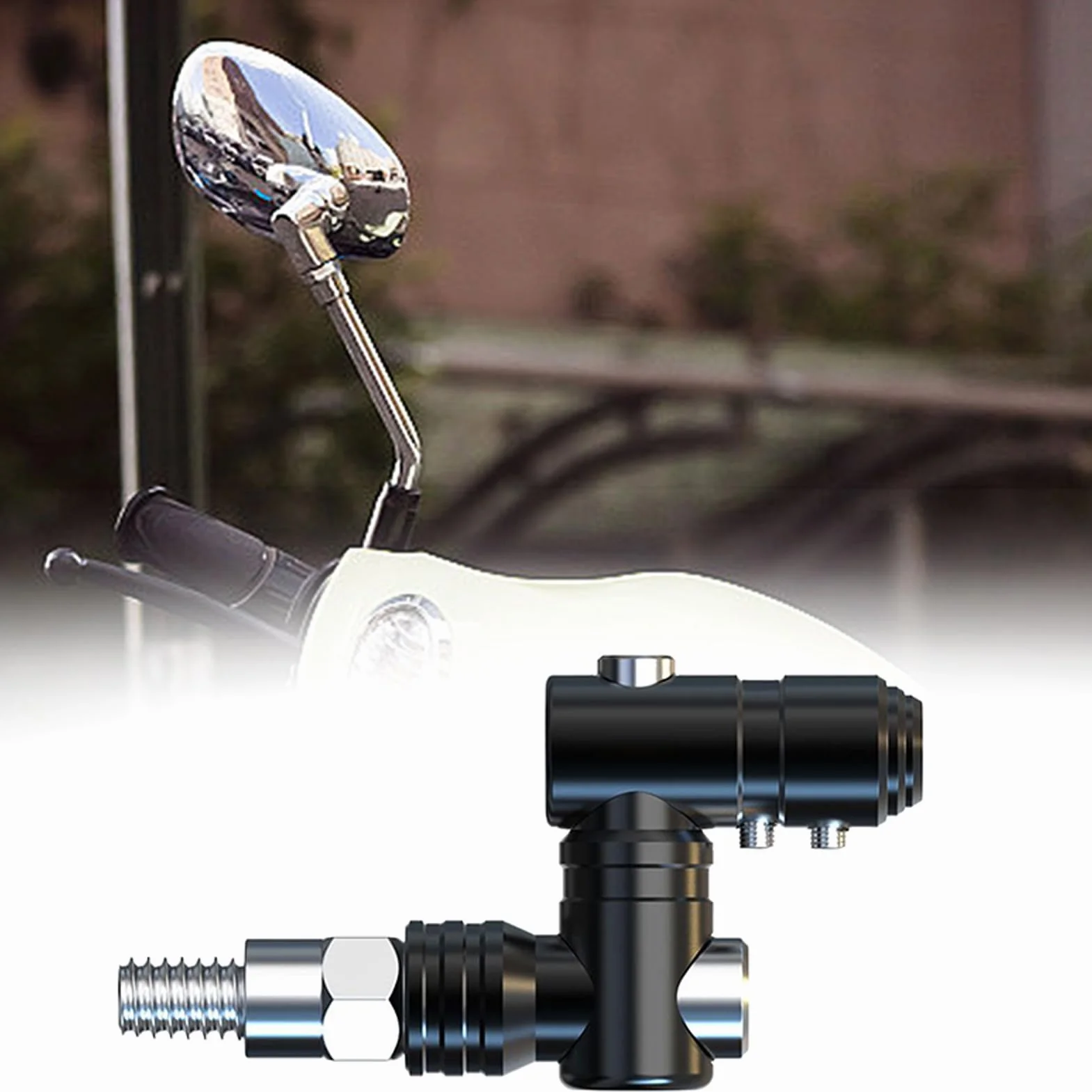 Estensori per Specchietti Moto - Estensione Specchietto Retrovisore per Moto - per Motociclette da Campeggio, Ciclismo, Uomo, Attività all'Aperto, Donna e Famiglia