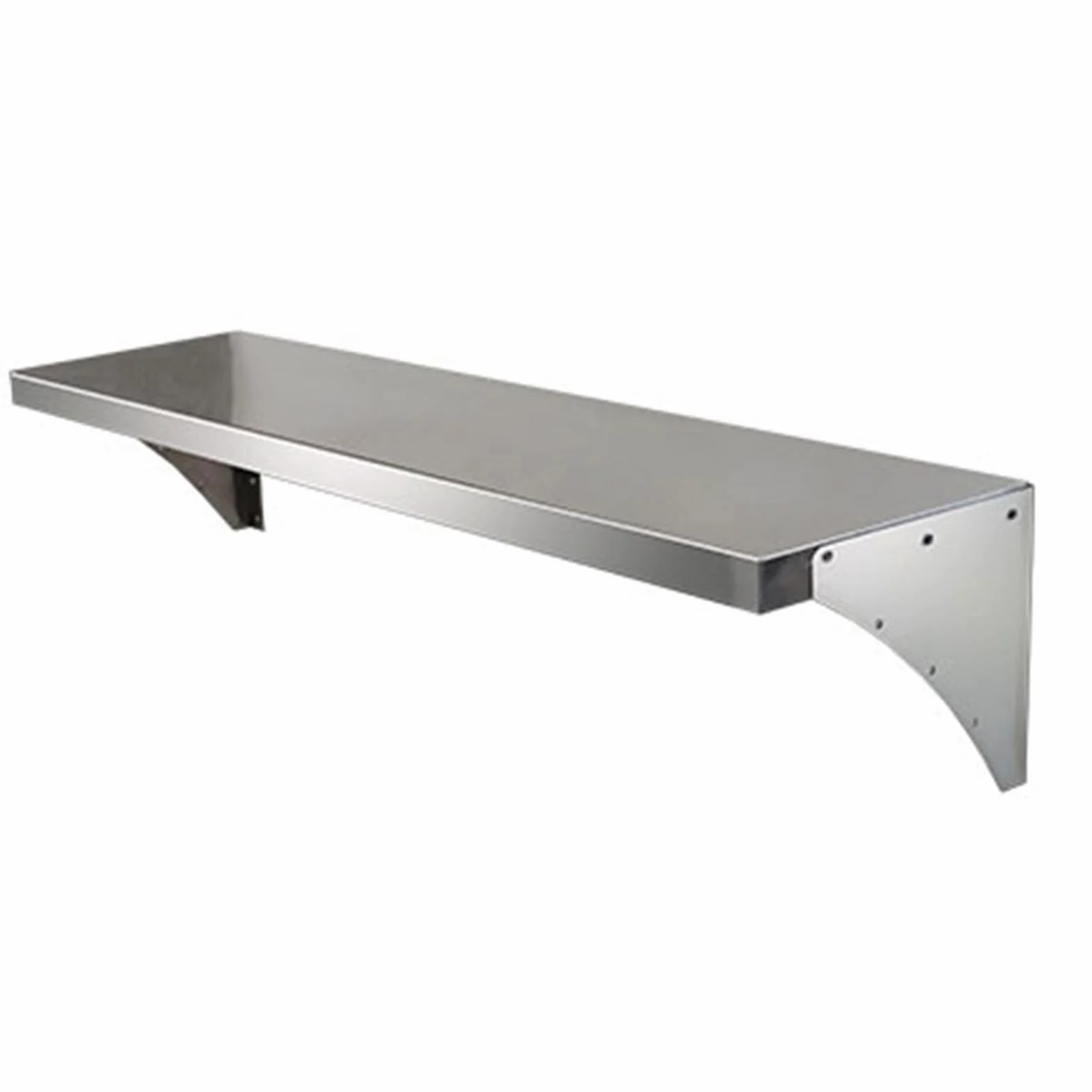 Scaffale da parete in acciaio inox resistente, per garage e cucina, versatile, ideale per lavanderia e cantina