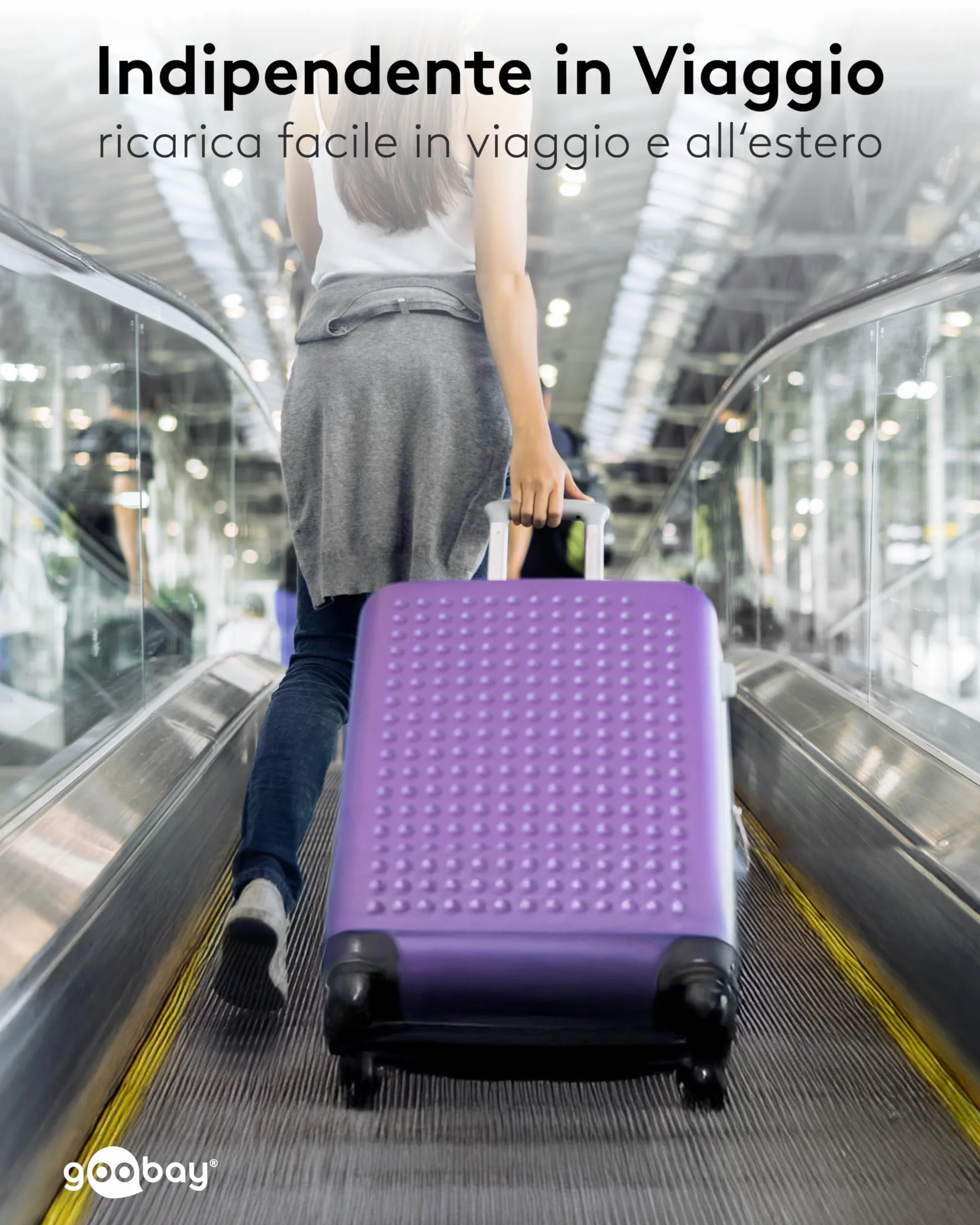 goobay GaN Caricabatteria da 65 W, con doppia porta (USB-C e USB-A), design piatto a 90°, ultra sottile e salvaspazio, per Apple, Samsung, Huawei, tablet ecc., nero,75723