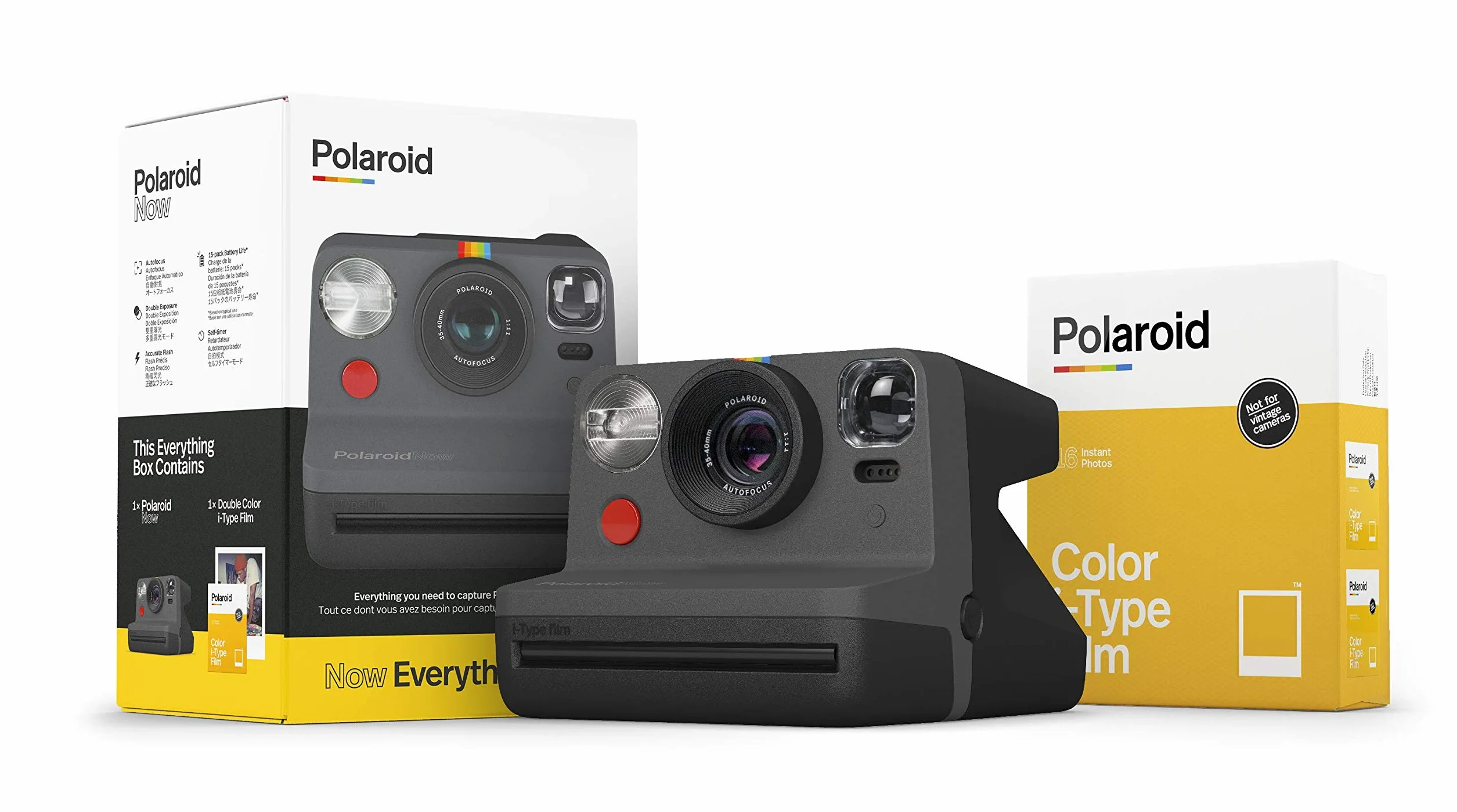 Everything Box Polaroid Now - Nero - 6026, Instant