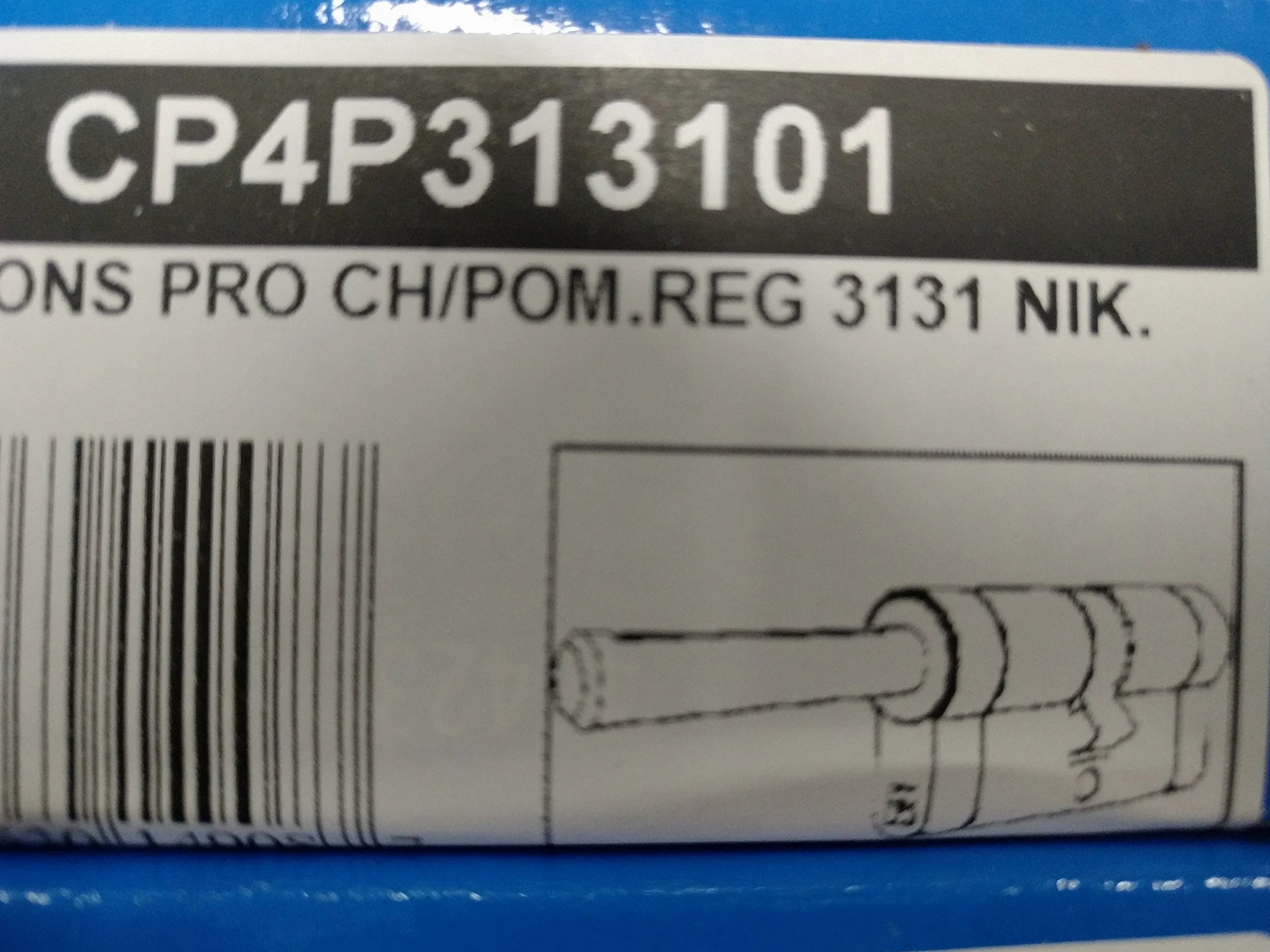 cilindro europeo mottura antibumping CHAMPIONS PRO CP4P3131 con asta portapomolo/chiave lunghezza mm 62 (mm 31/31) con 3 chiavi