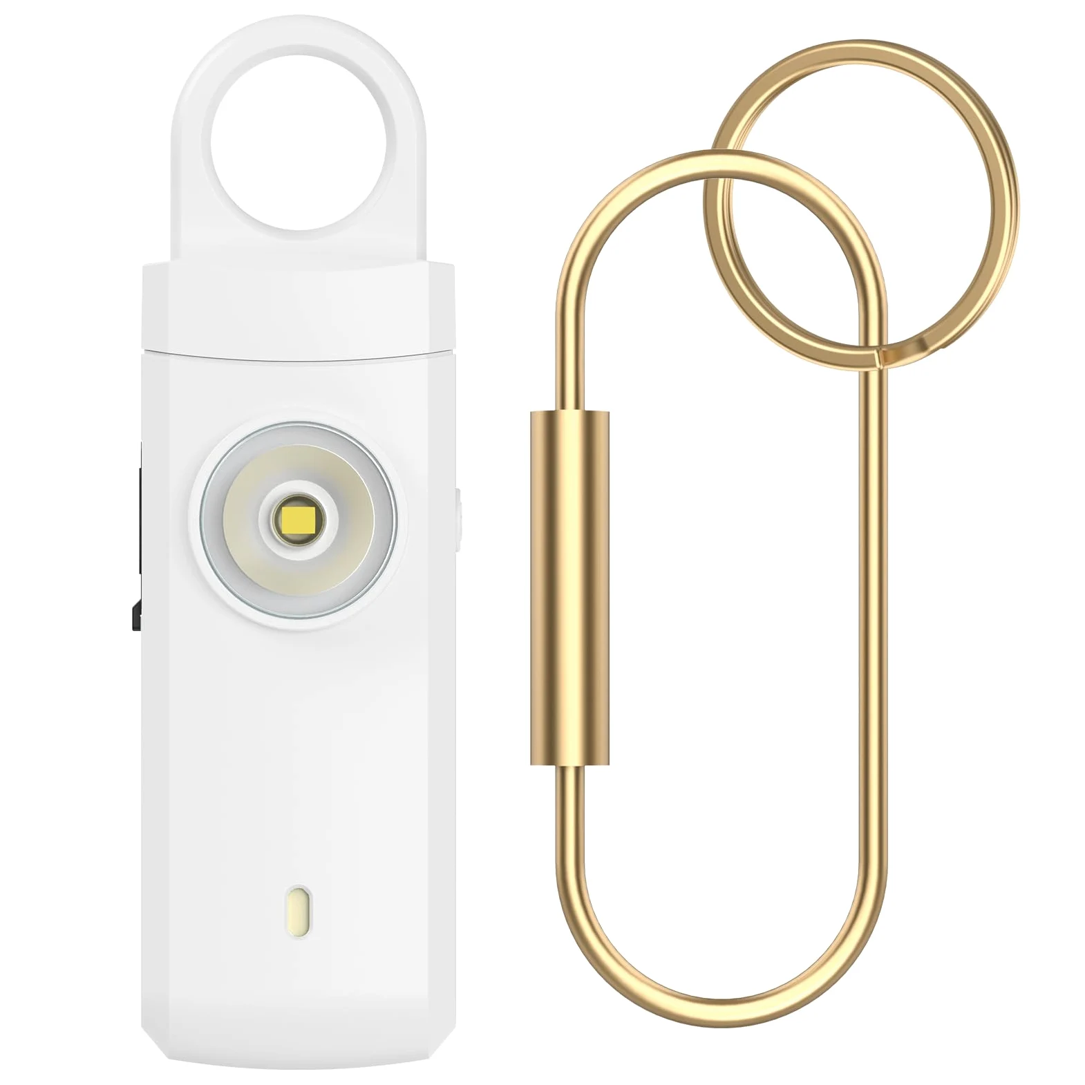 Allarme personale ricaricabile per donne, regalo di Natale e compleanno per donne, figlia, studenti universitari, ragazze, anziani, bambini, sirena, portachiavi di sicurezza, ricarica USB,