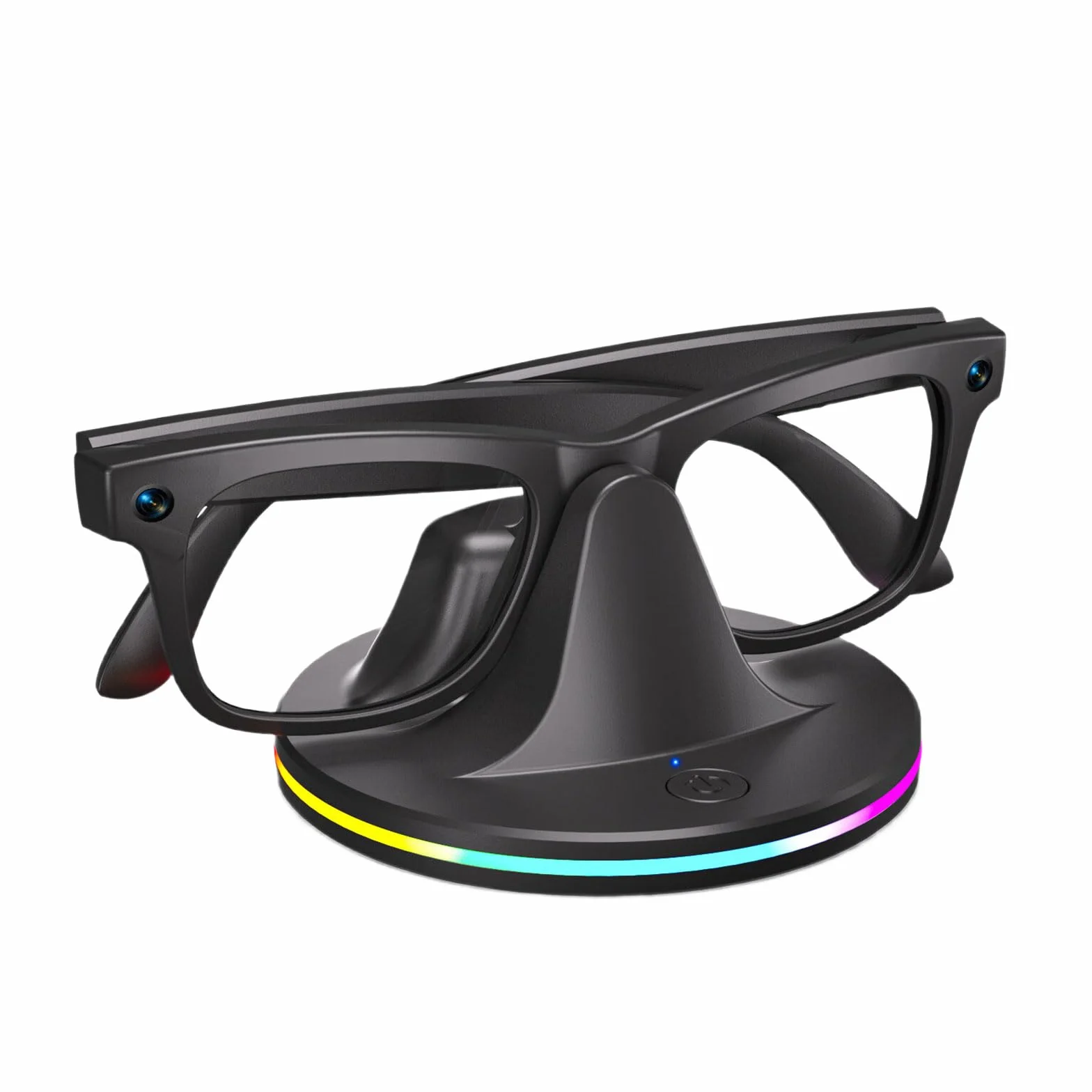 Moderna compatta per Ray Smartests Glass | Alloggiamento in ABS con ricarica sicura e Quick Power Quick Dock, piattaforma sicura, moderno compatto