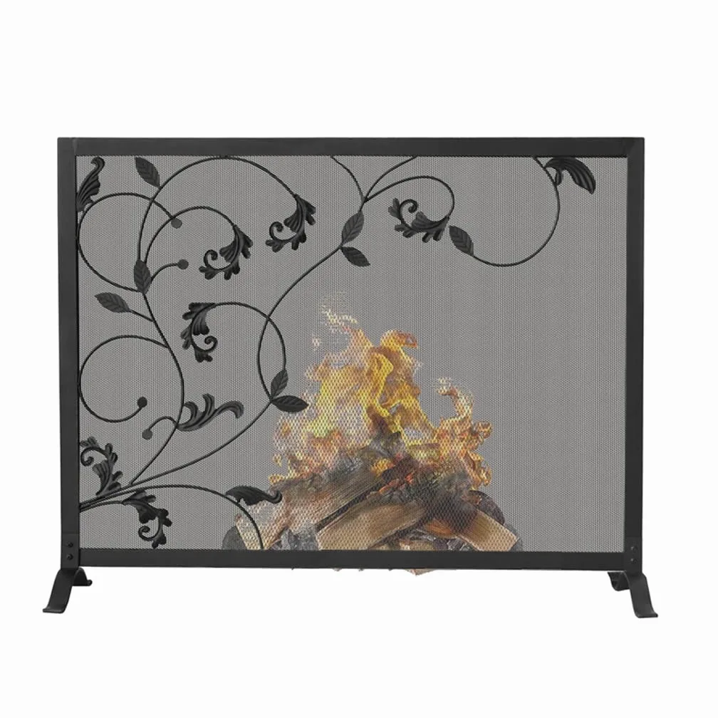 Schermi per Caminetti di Guardia Panel Schermo antincendio scolpito Art Floor Camino Schermo Schermo Decorativo Schermo divisorio Schermata cavo Craft Home Living Room Stove Recinzione Accessori per C