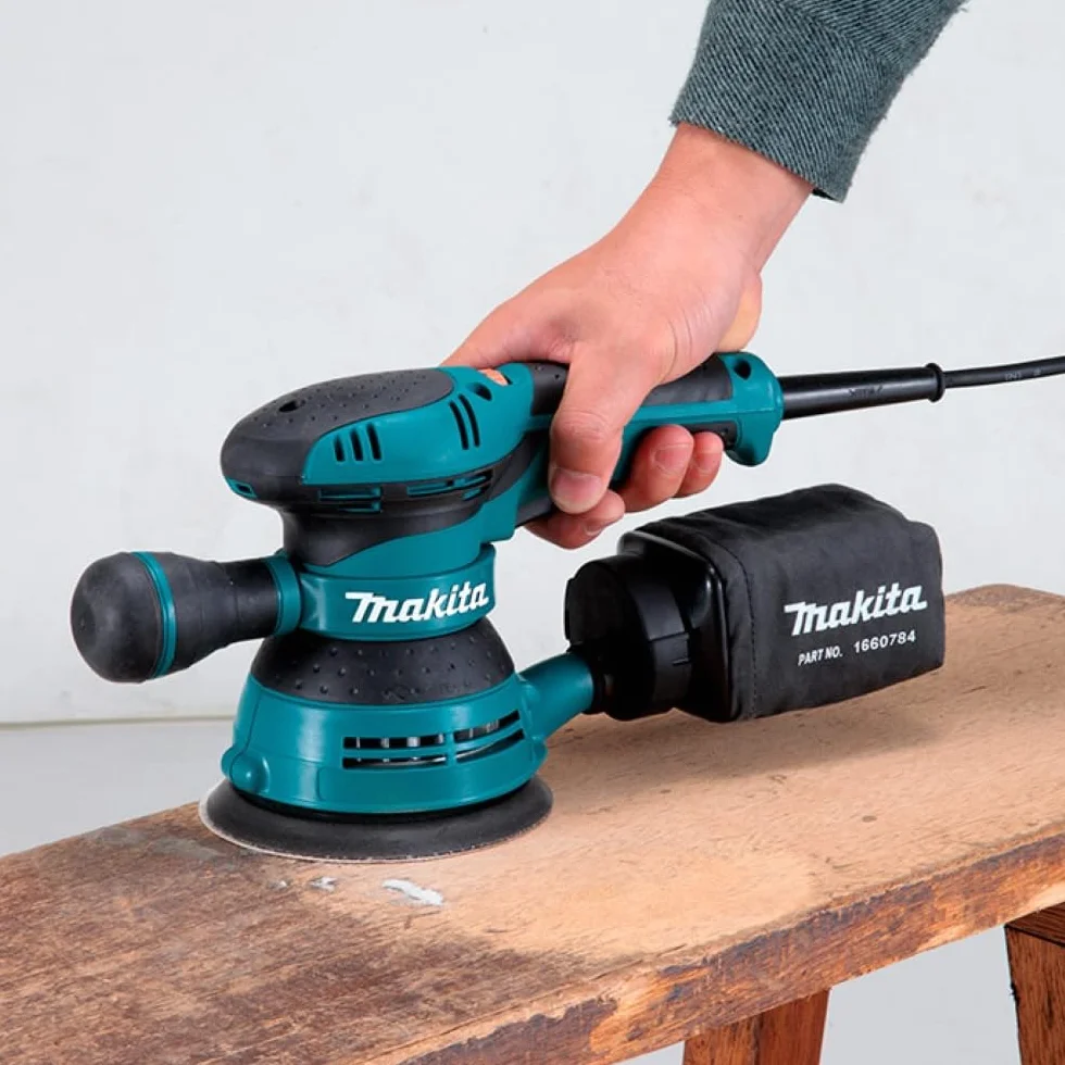 Makita BO5041 - Levigatrice Rotorbitale electronica 125 mm 300W 4000-12000 rpm 1.4 kg