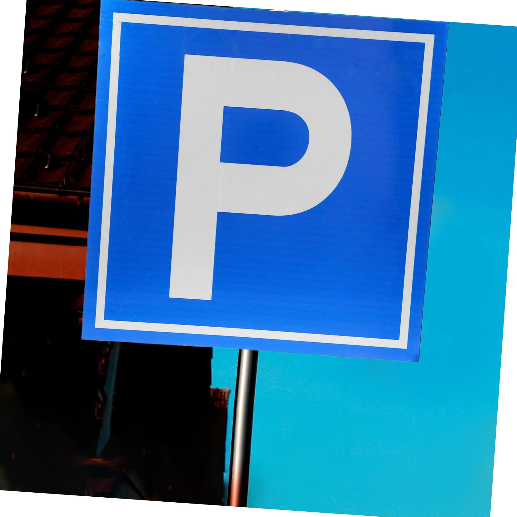 Cartello di Sicurezza Simbolo P in Lega di Alluminio Blu per Parcheggio | Uso per Aree di Sosta e Spazi Segnaletica Chiara, Installazione Semplice, Visibilità Elevata