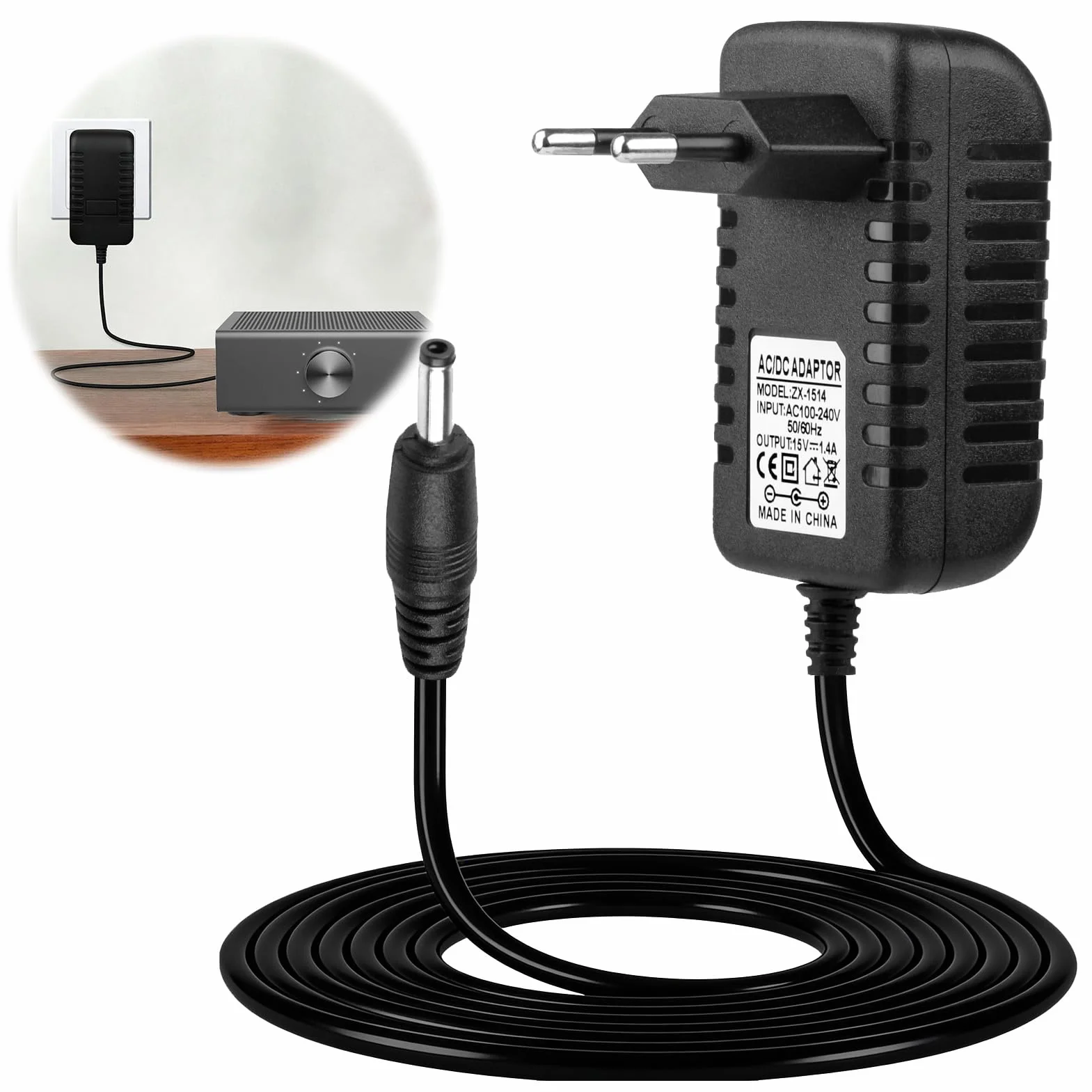 21 W 15 V 1,4 A Alimentatore per Alexa Echo