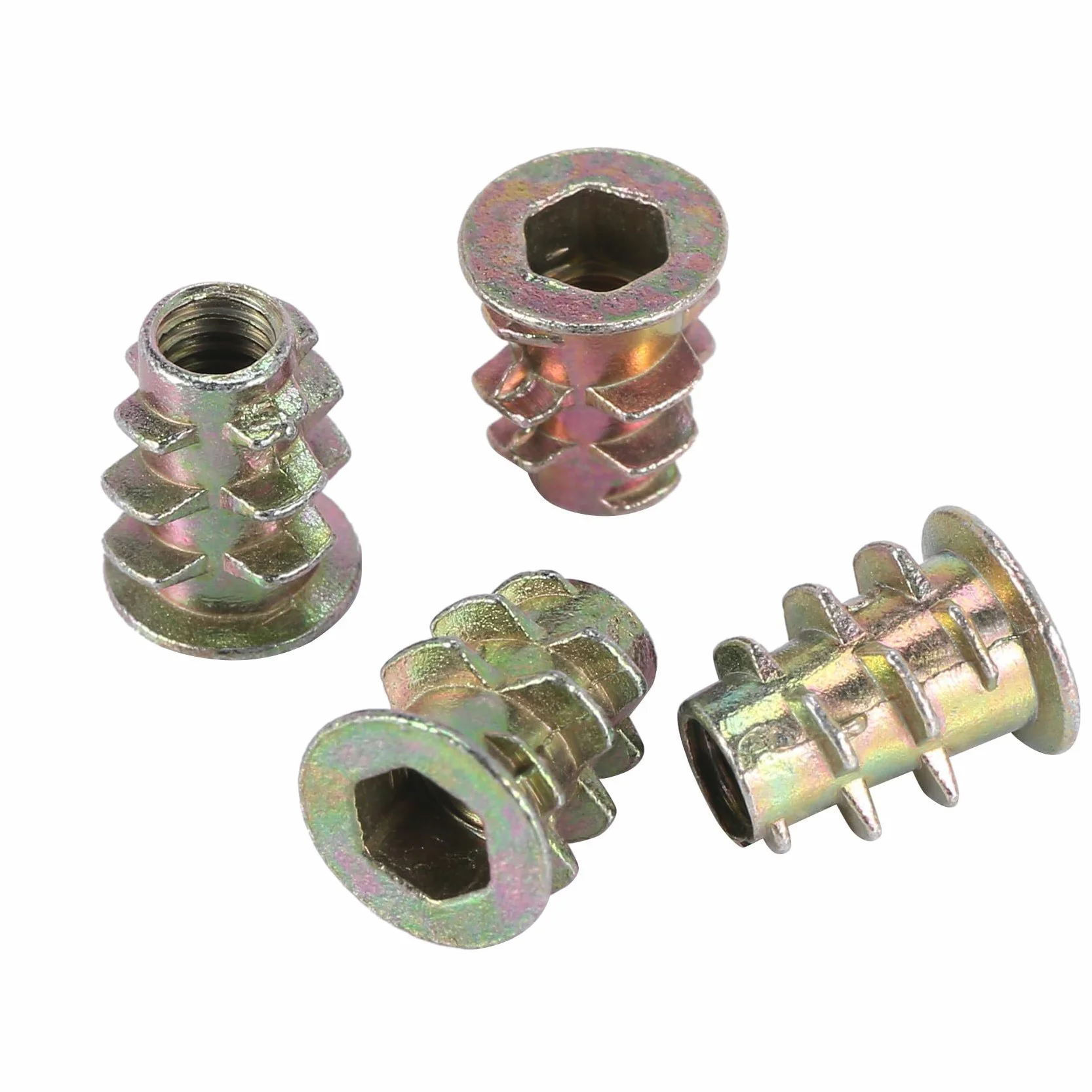 Vite A Dado M4x10mm 120 Pezzi per Mobili In Legno