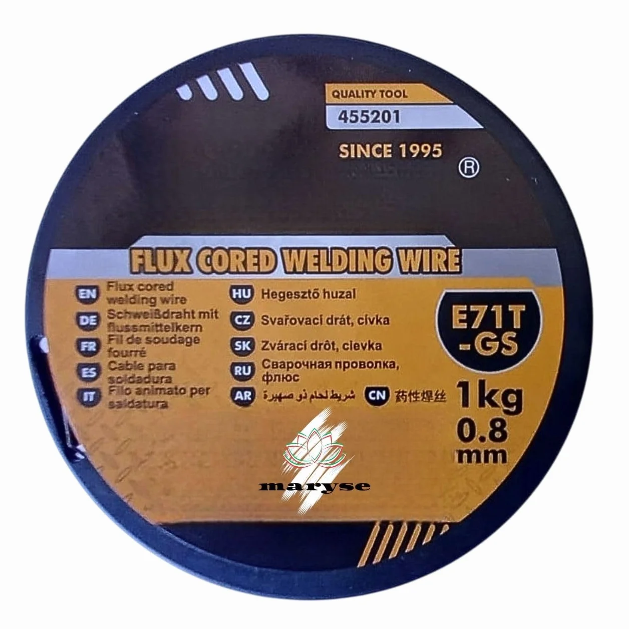 Filo Animato 0.8mm per Saldatura MIG No Gas Flux Cored Kg1