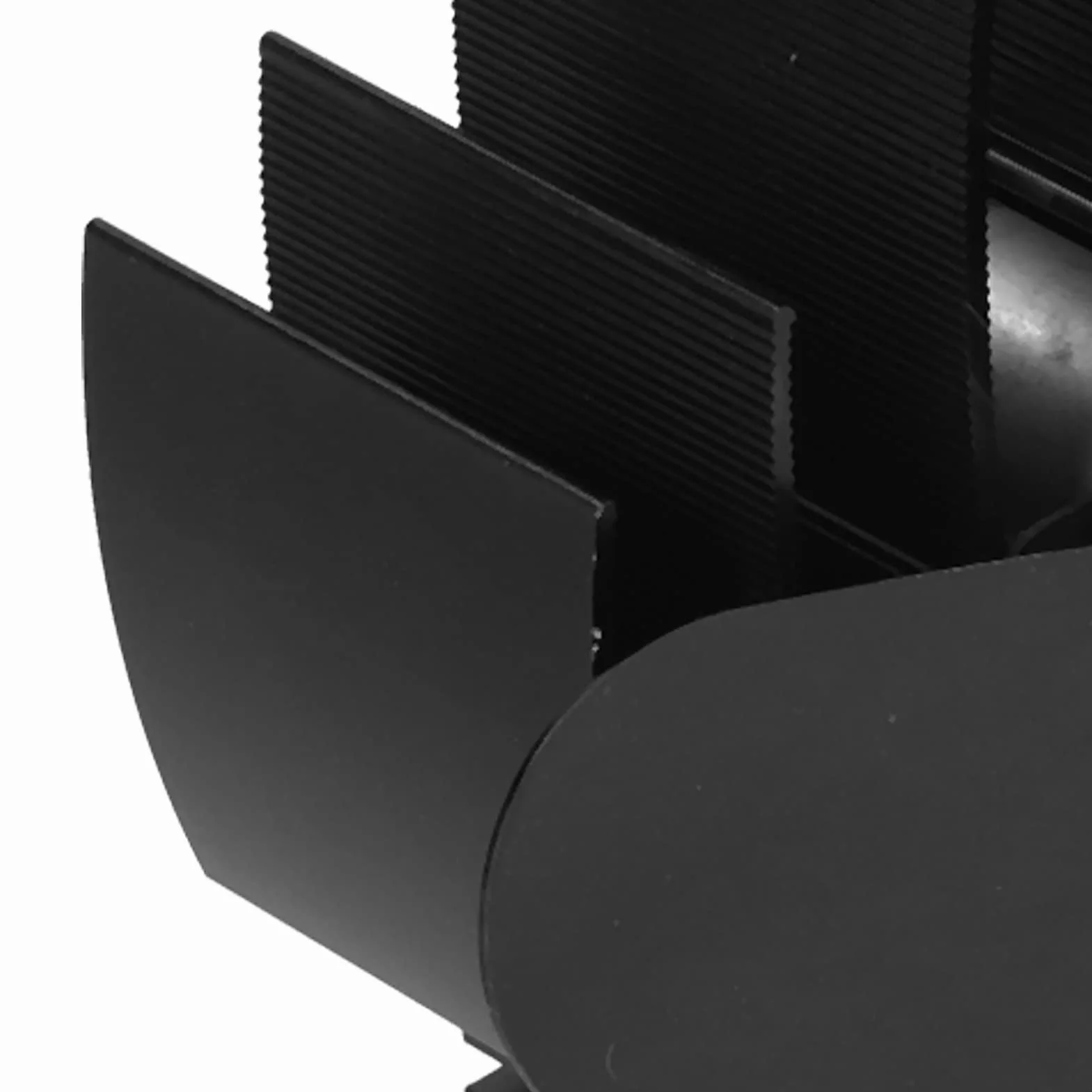 Ventilatore per Stufa Alimentato a Calore a 4 Pale Ventilatore per Camino in Alluminio a Circolazione del Calore per la Combustione di Tronchi di Legno Domestici