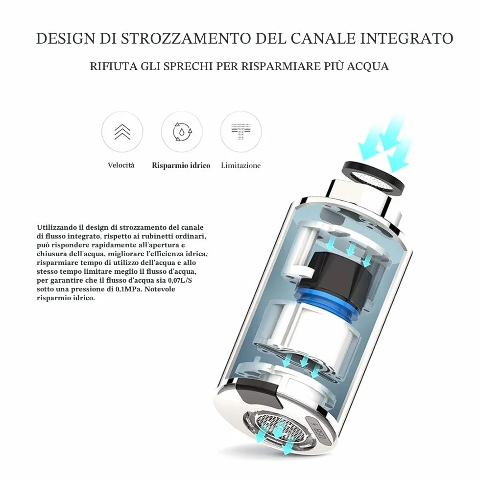 Miscelatore per lavello da cucina rubinetto bagno senza contatto sensore automatico infrarossi