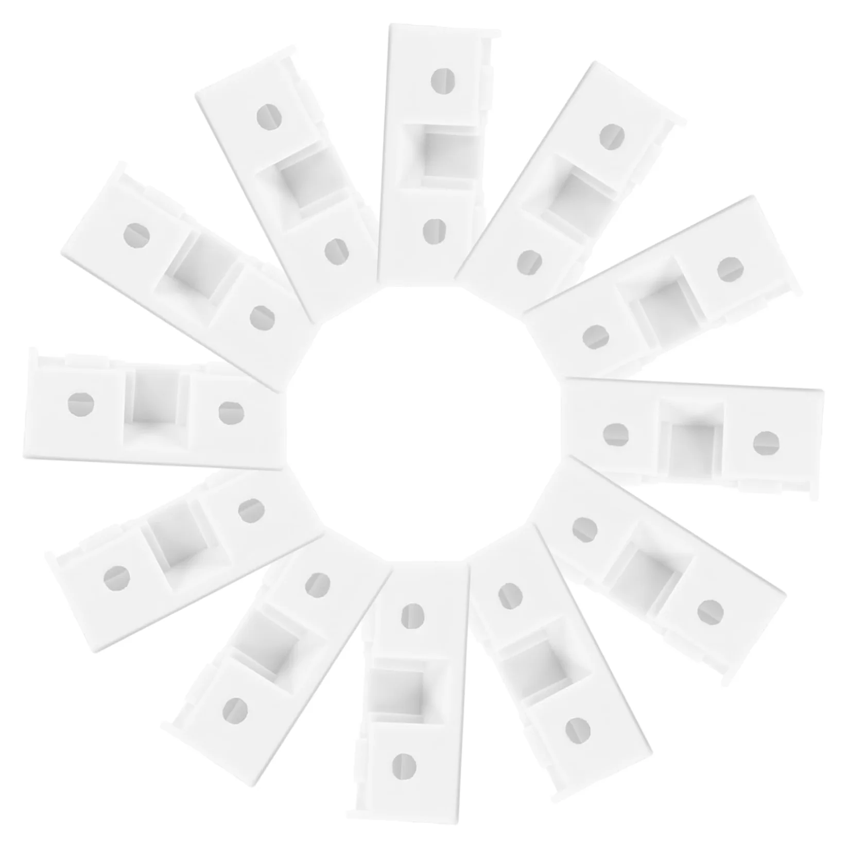jojofuny 100pezzi Staffe Angolari Copertura Per e Facile Installare e Resistente Per e