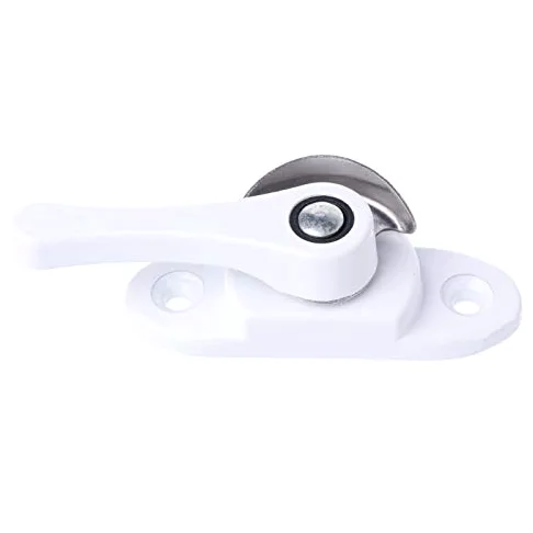 MRKU Maniglie per finestre, Serrature per Porte in plastica e Metallo, antifurto, Sicurezza, scorrevoli, bidirezionali, a Mezzaluna, Accessori per ferramenta