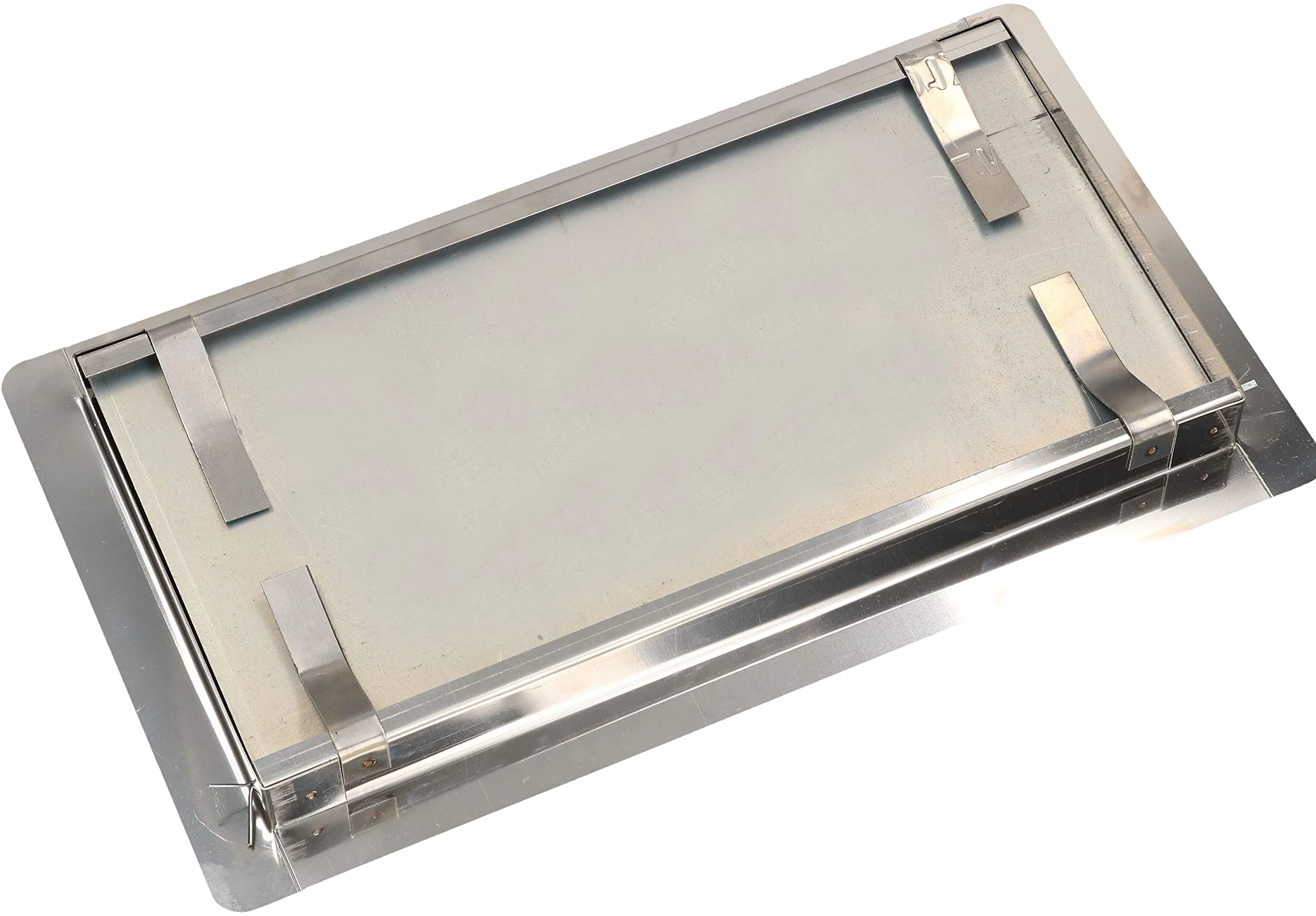 KOTARBAU® - Porta per camino, 13 x 26 cm, in acciaio inox, per ispezione e manutenzione