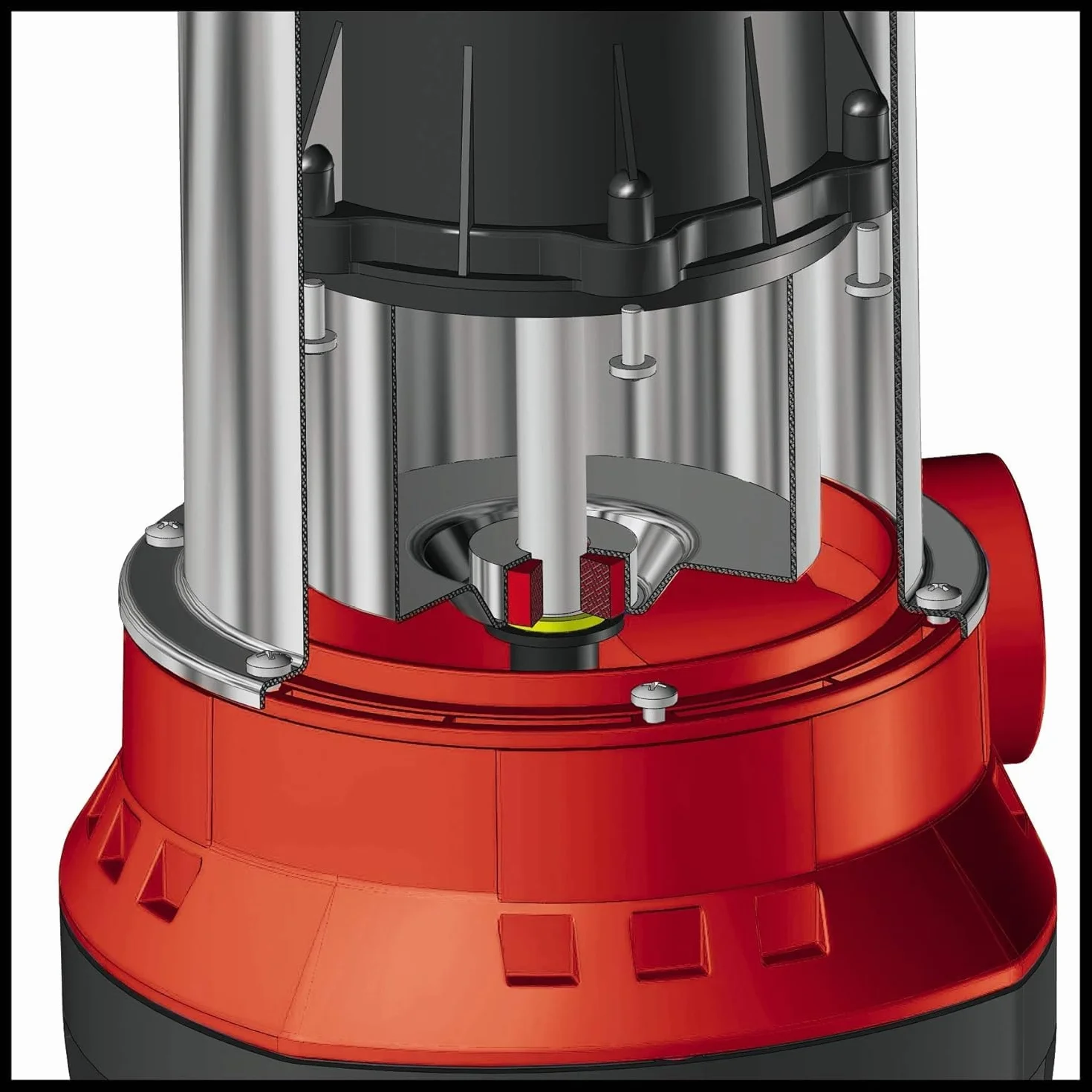 Einhell GC-SP 3580 LL Pompa immersione acque chiare fondo piatto (350 W, portata max 8000 L/h, prevalenza 7.5 m, immersione max 7m, aspirazione fino a 1 mm)